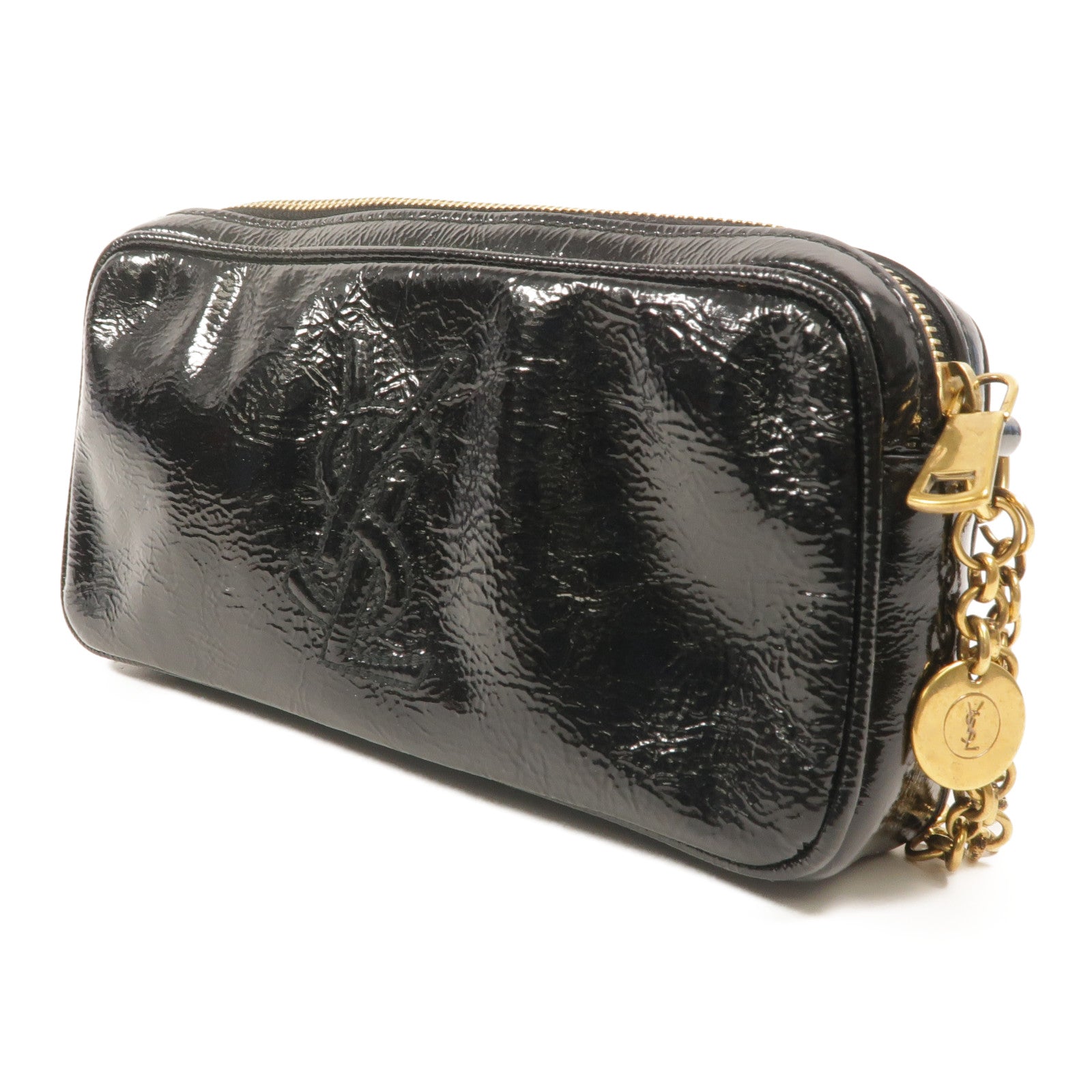 SAINT LAURENT 漆皮皮革Patent Belle De Jour手拿包