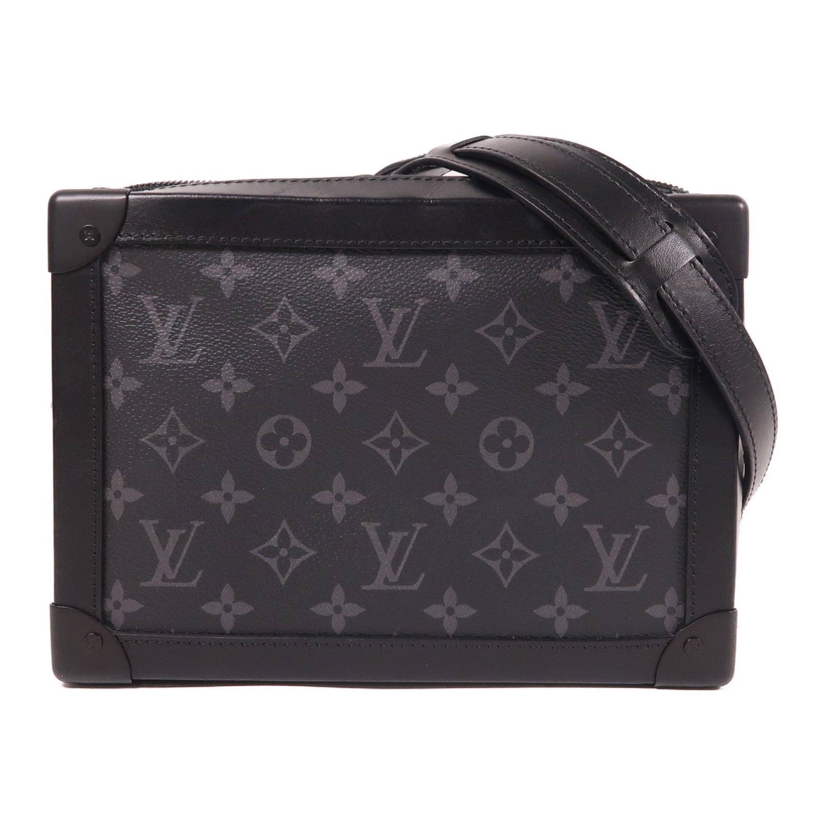 LOUIS VUITTON Monogram Eclipse Soft Trunk肩背袋