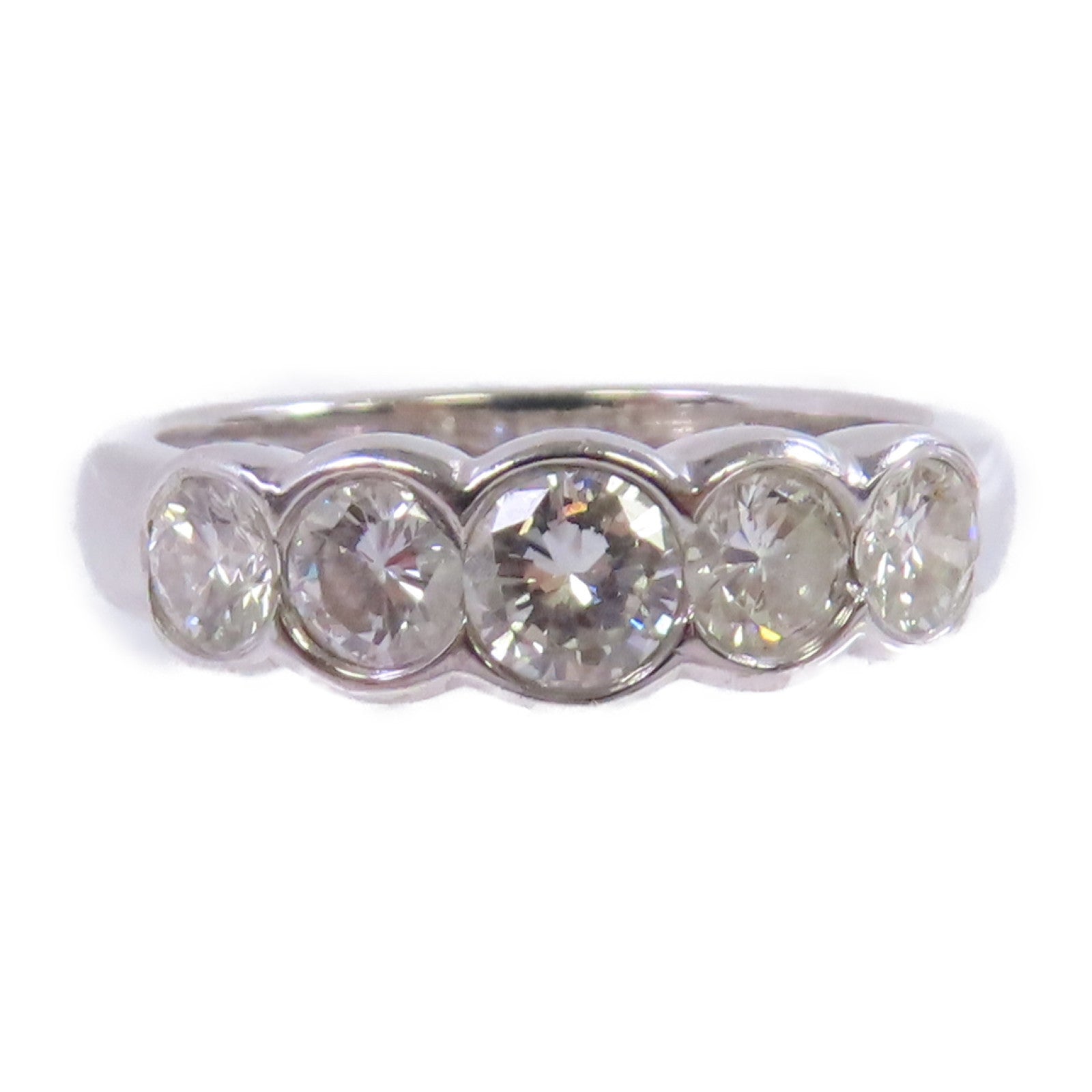 JEWELRY 【激減優惠】18K白金/鑽石Diamond Ring戒指US#4.75