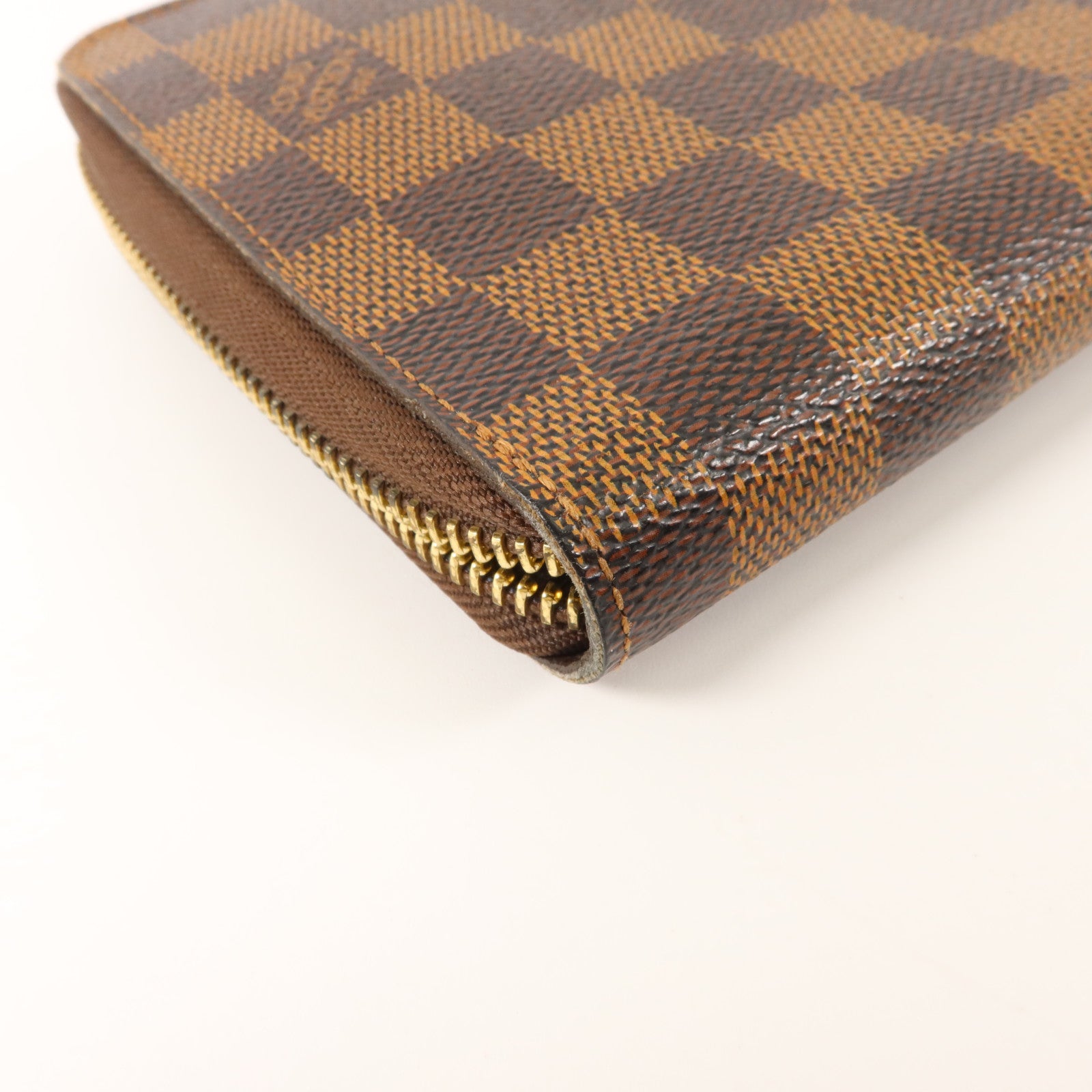 LOUIS VUITTON Damier Zippy Organizer金扣長錢包