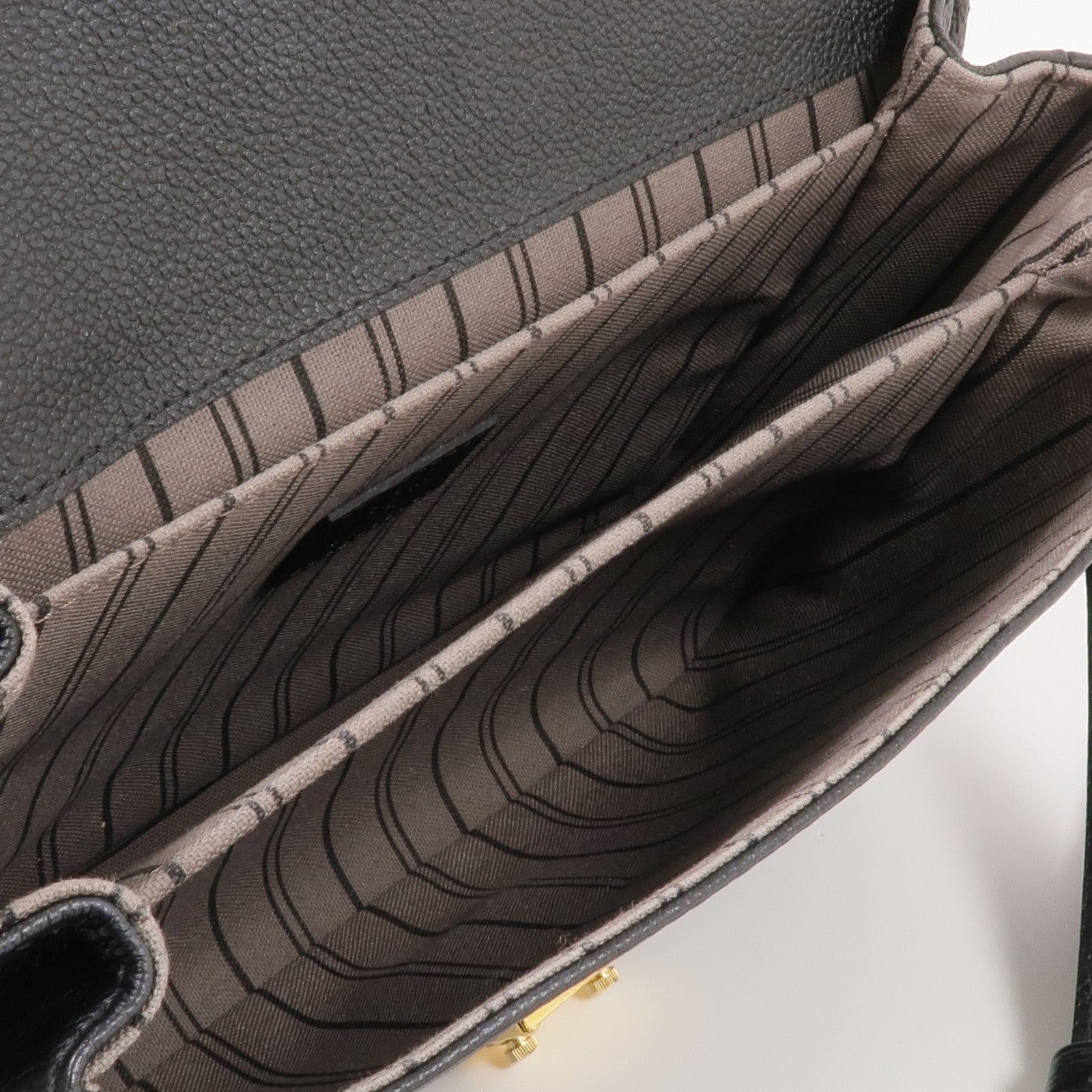 LOUIS VUITTON Monogram Empreinte Pochette Metis金扣手挽肩背兩用袋