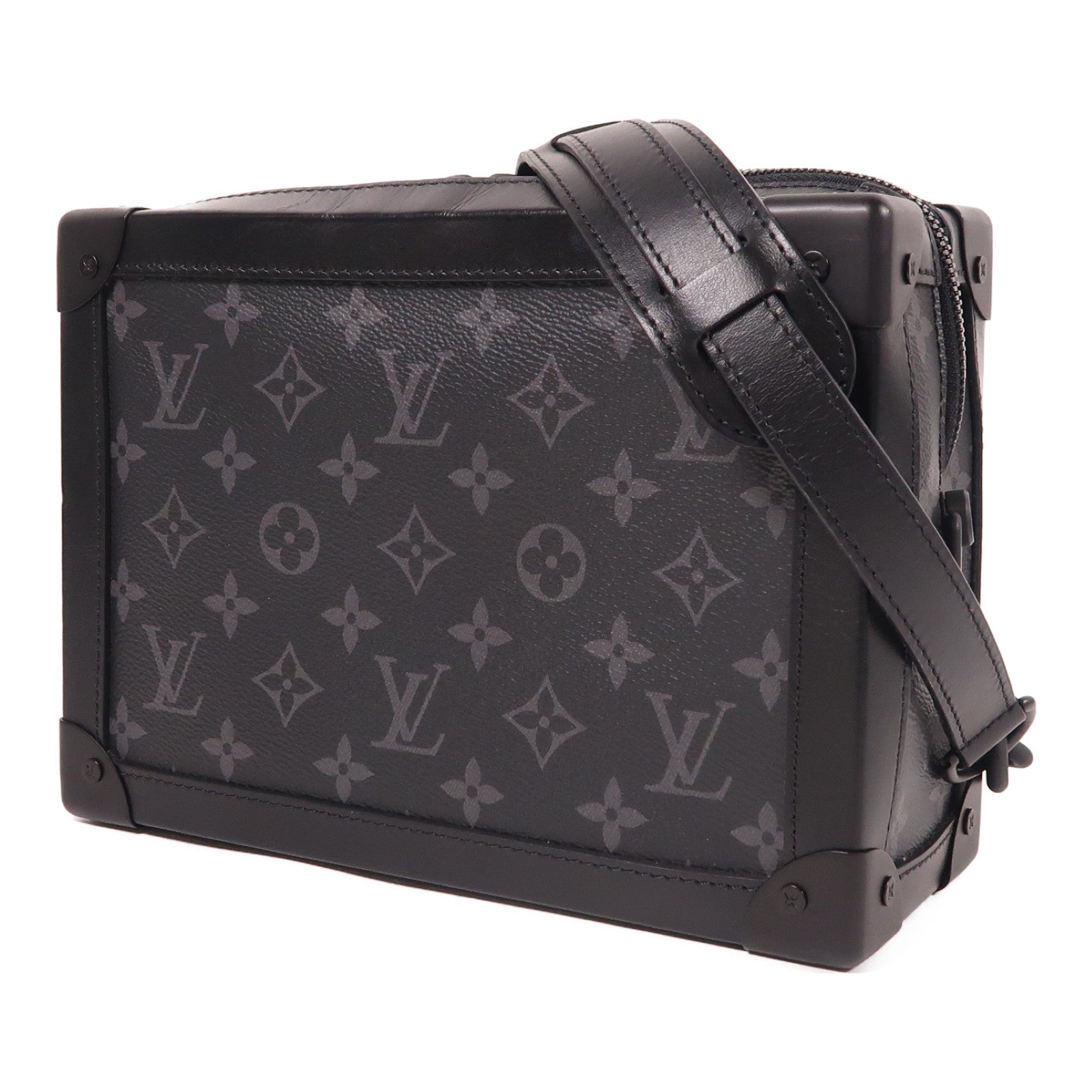 LOUIS VUITTON Monogram Eclipse Soft Trunk肩背袋
