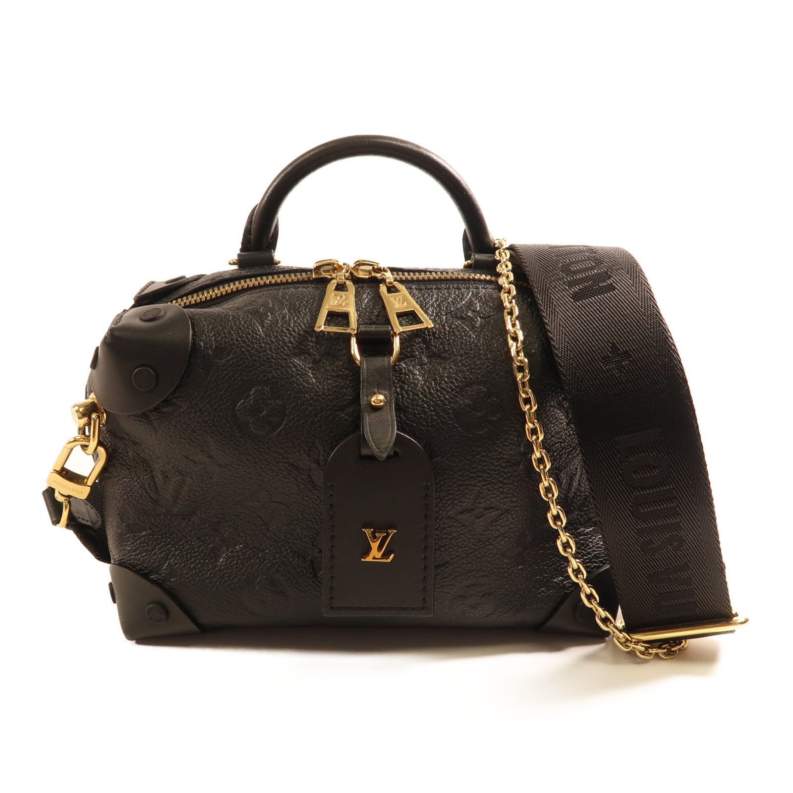 LOUIS VUITTON 【激減優惠】Monogram Empreinte Petite金扣手挽肩背兩用袋