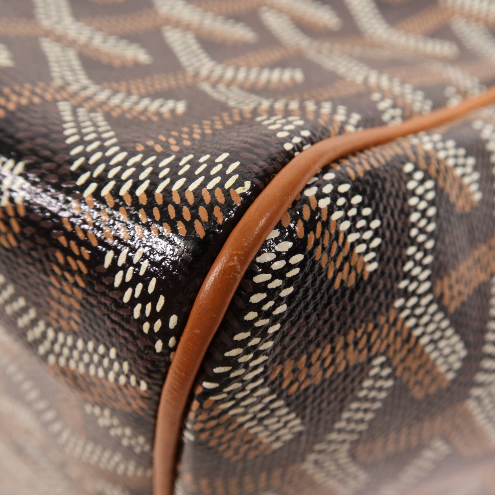 GOYARD 塗層帆布Rouette PM銀扣肩背袋