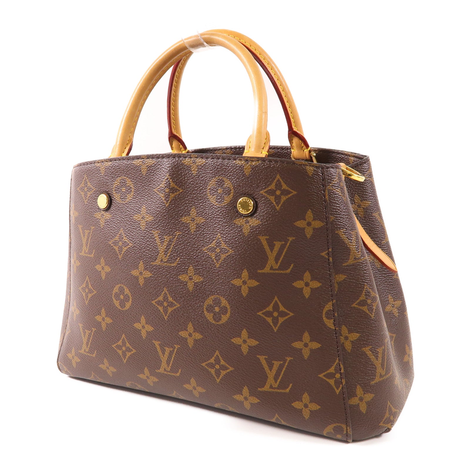 LOUIS VUITTON LV GHW Montaigne BB 2 Way Shoulder Bag M41055 Monogram Brown