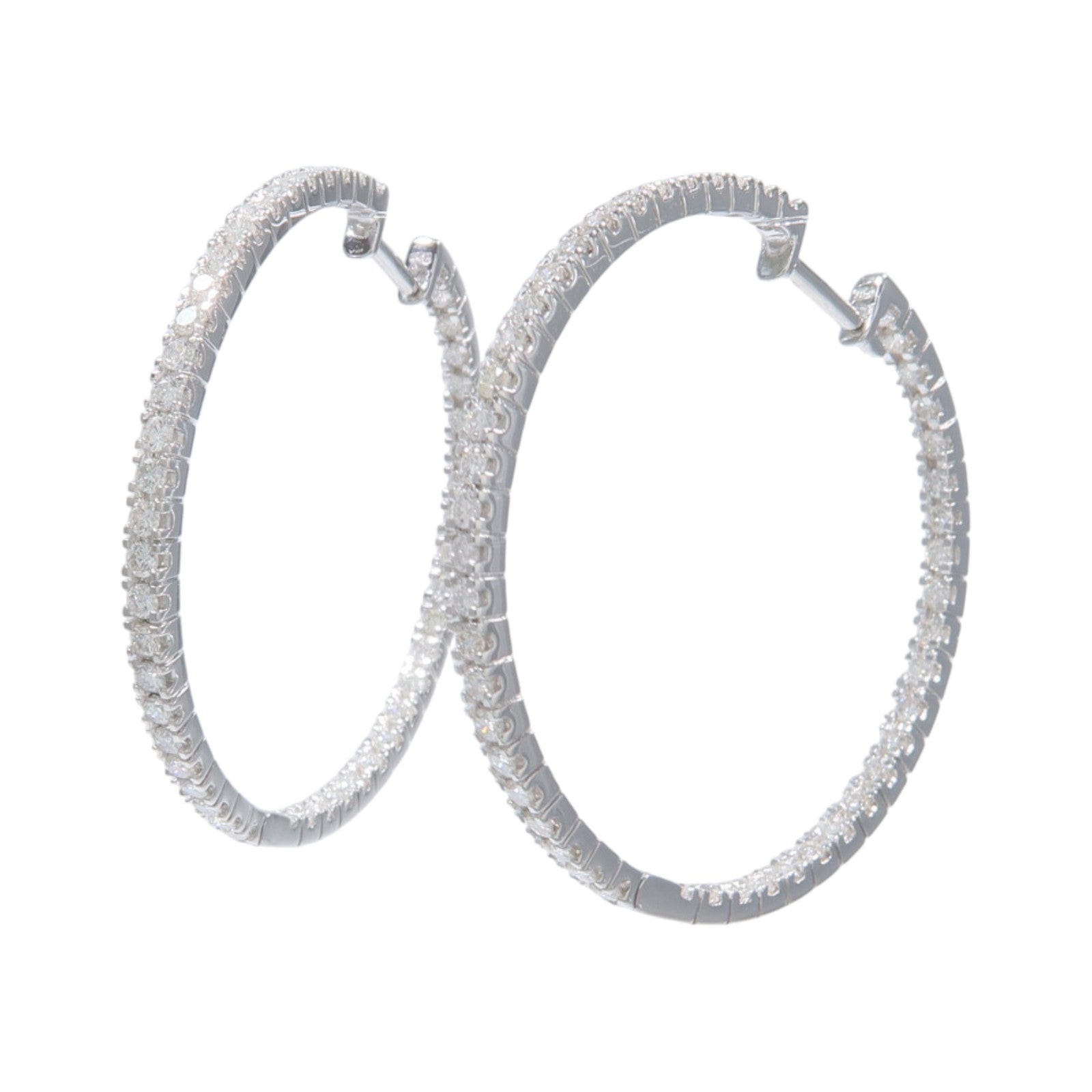 JEWELRY 18K白金Diamond Earrings鑽石耳環