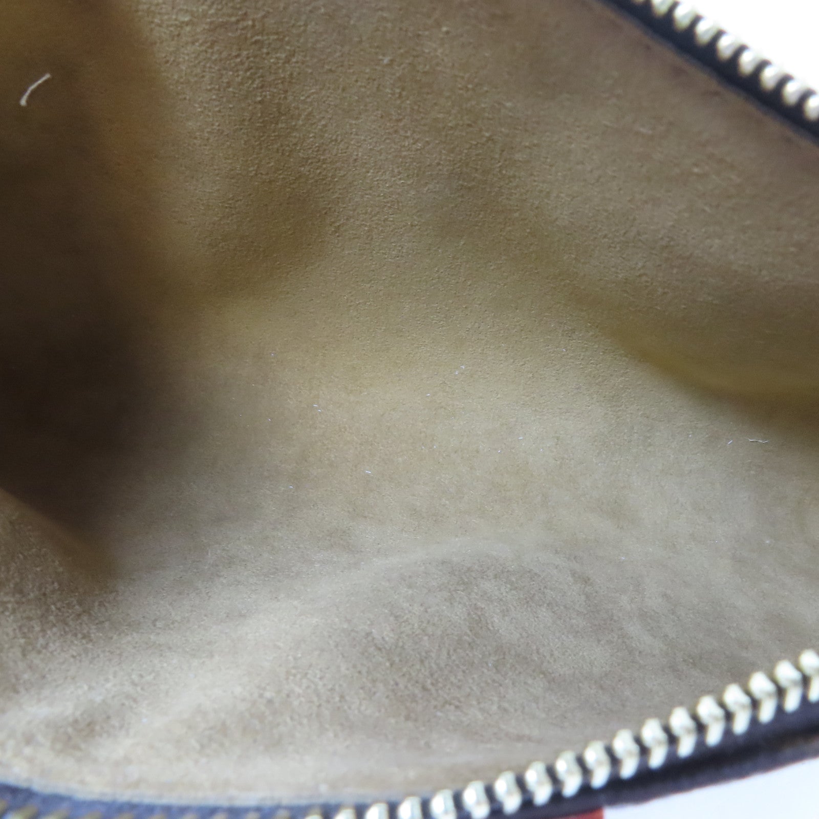 LOUIS VUITTON Monogram Pochette Tirette金扣手挽肩背兩用袋啡色