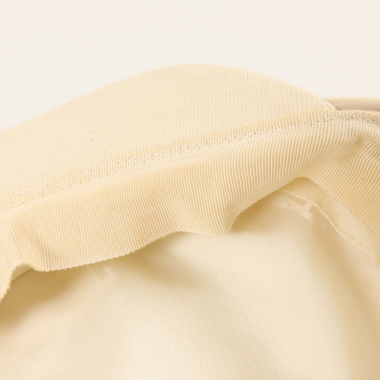 HERMES 棉質/Swift皮革Deauvilla Pleiu Air Cap帽子Dune