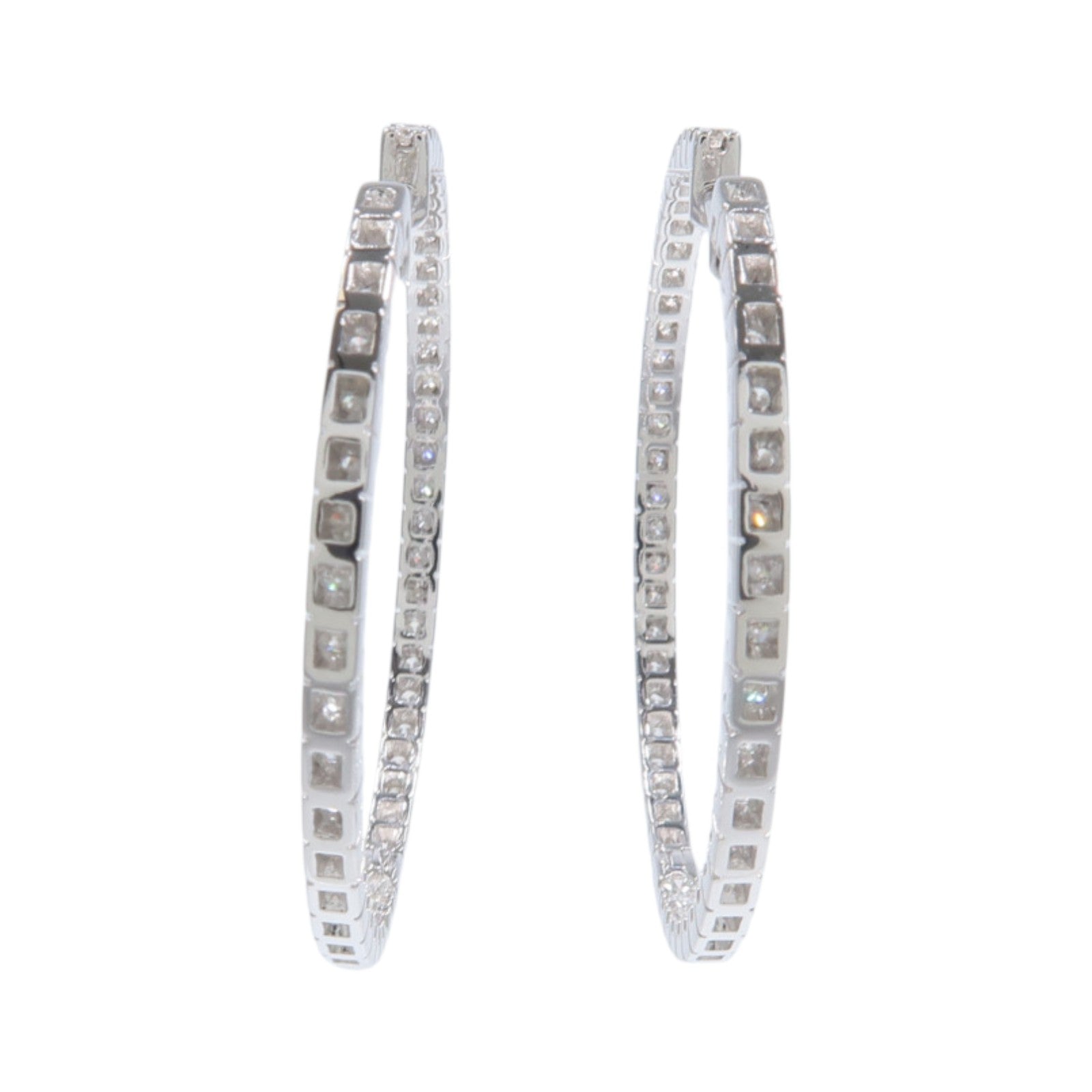 JEWELRY 18K白金Diamond Earrings鑽石耳環