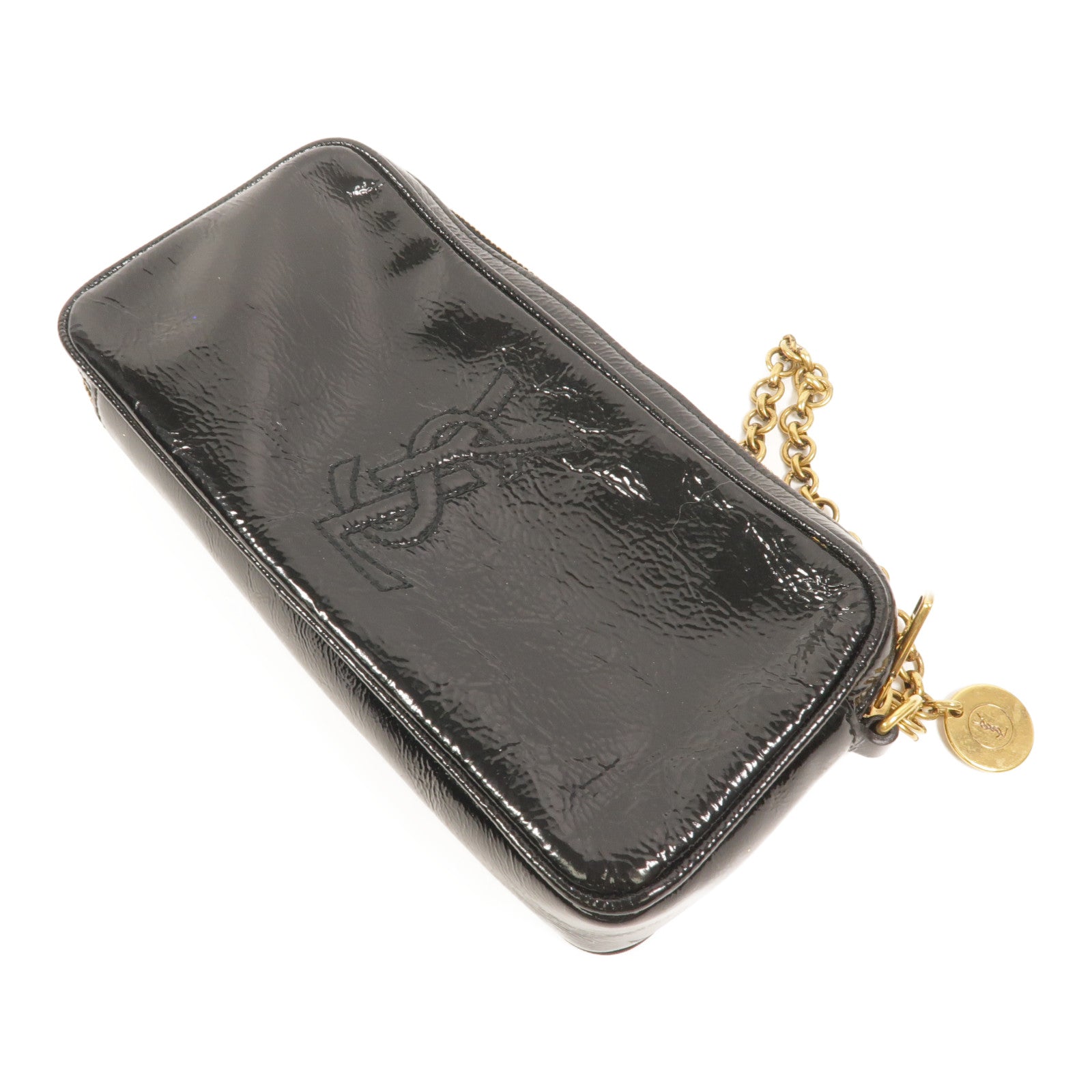 SAINT LAURENT 漆皮皮革Patent Belle De Jour手拿包