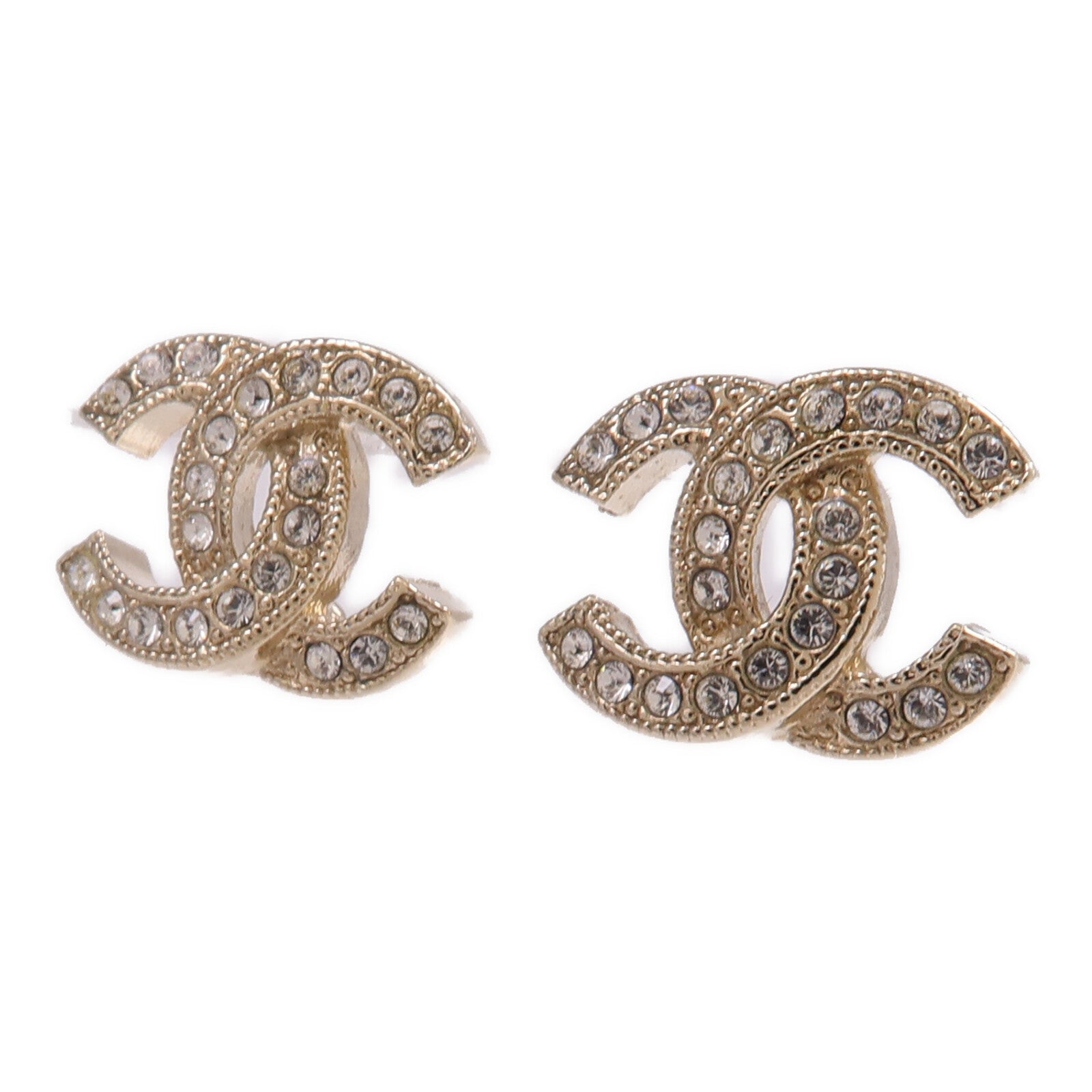 CHANEL 金屬/水晶Earrings耳環