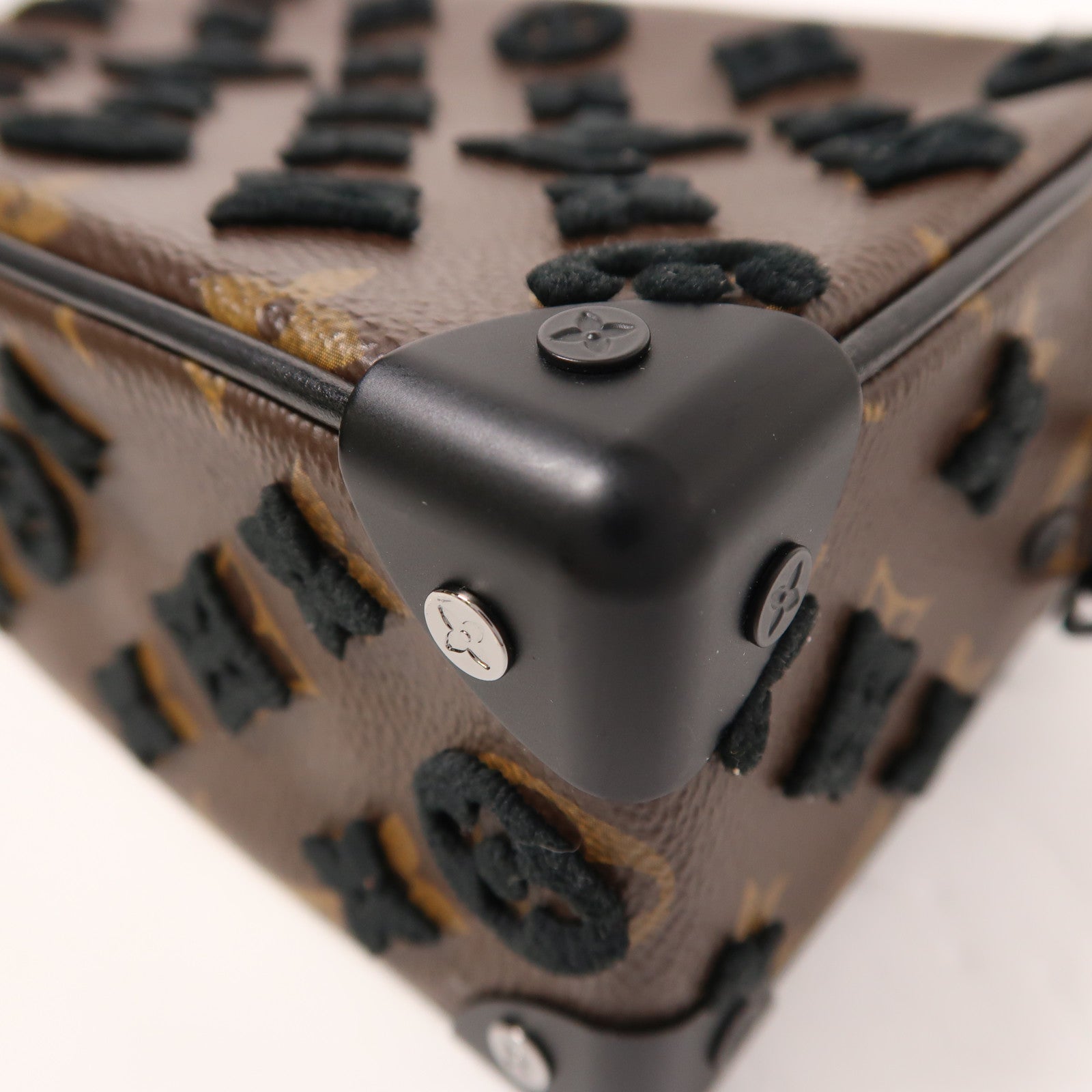 LOUIS VUITTON Monogram/Velvet Soft Trunk肩背袋