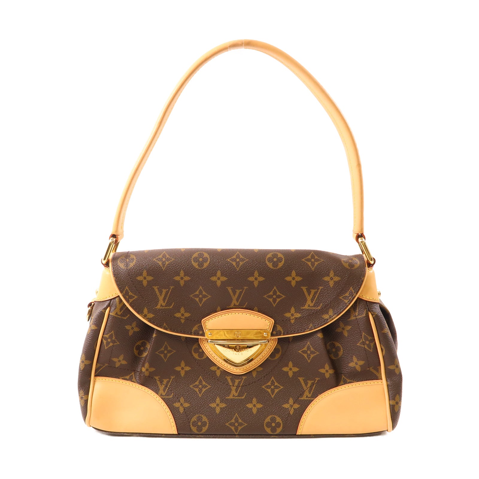 LOUIS VUITTON Monogram Beverly MM金扣肩背袋