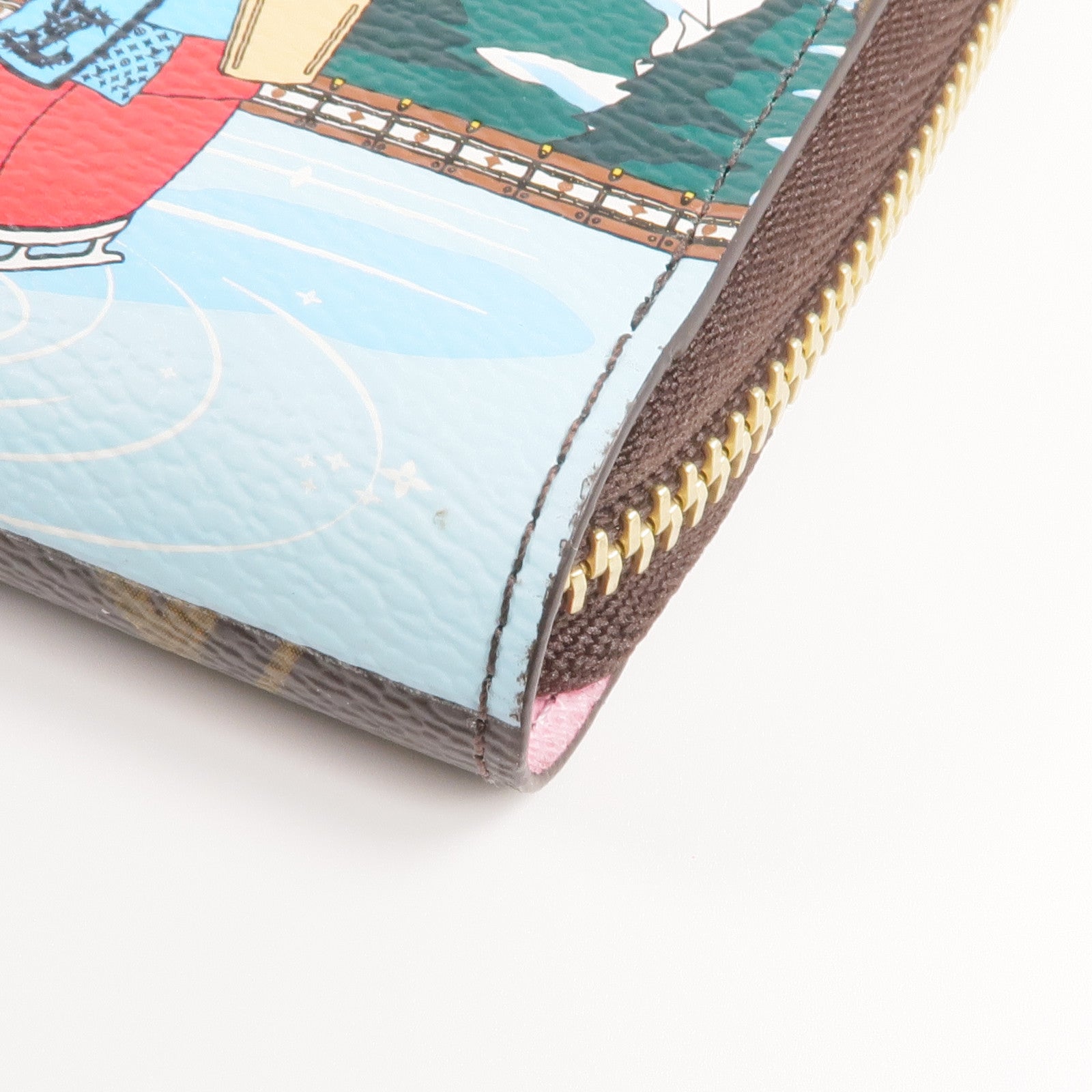 LOUIS VUITTON Monogram Animation Alpine Zippy Wallett金扣長錢包