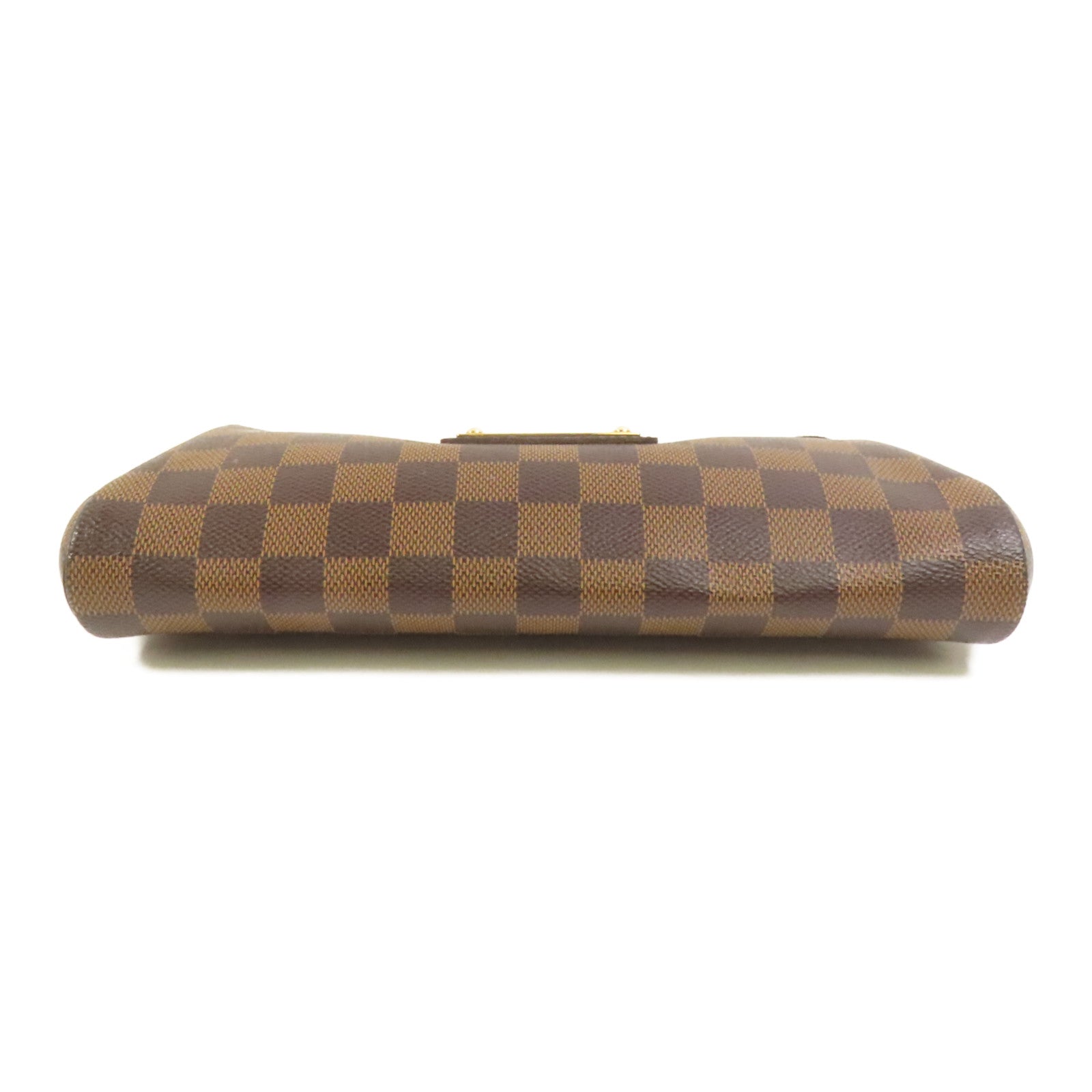 LOUIS VUITTON Damier Eva金扣手挽肩背兩用袋棕色