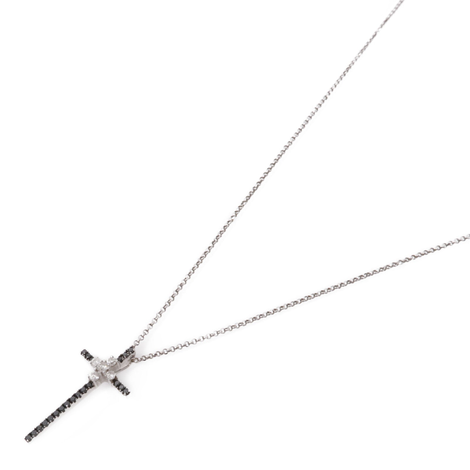 JEWELRY 18K白金Black Diamond 0.27ct鑽石項鍊