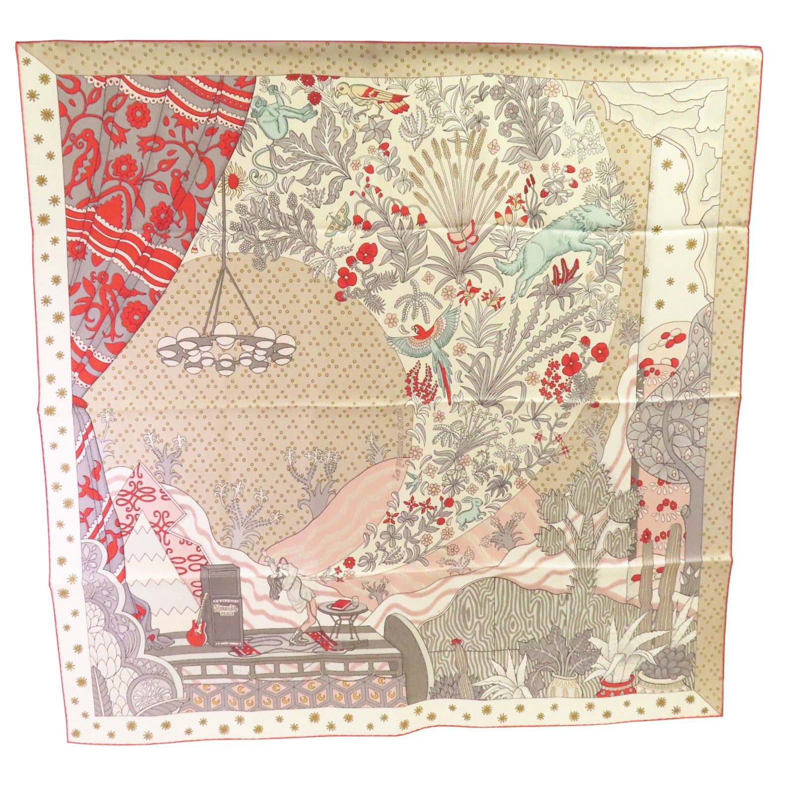 HERMES 絲質Scarf 90x90絲巾