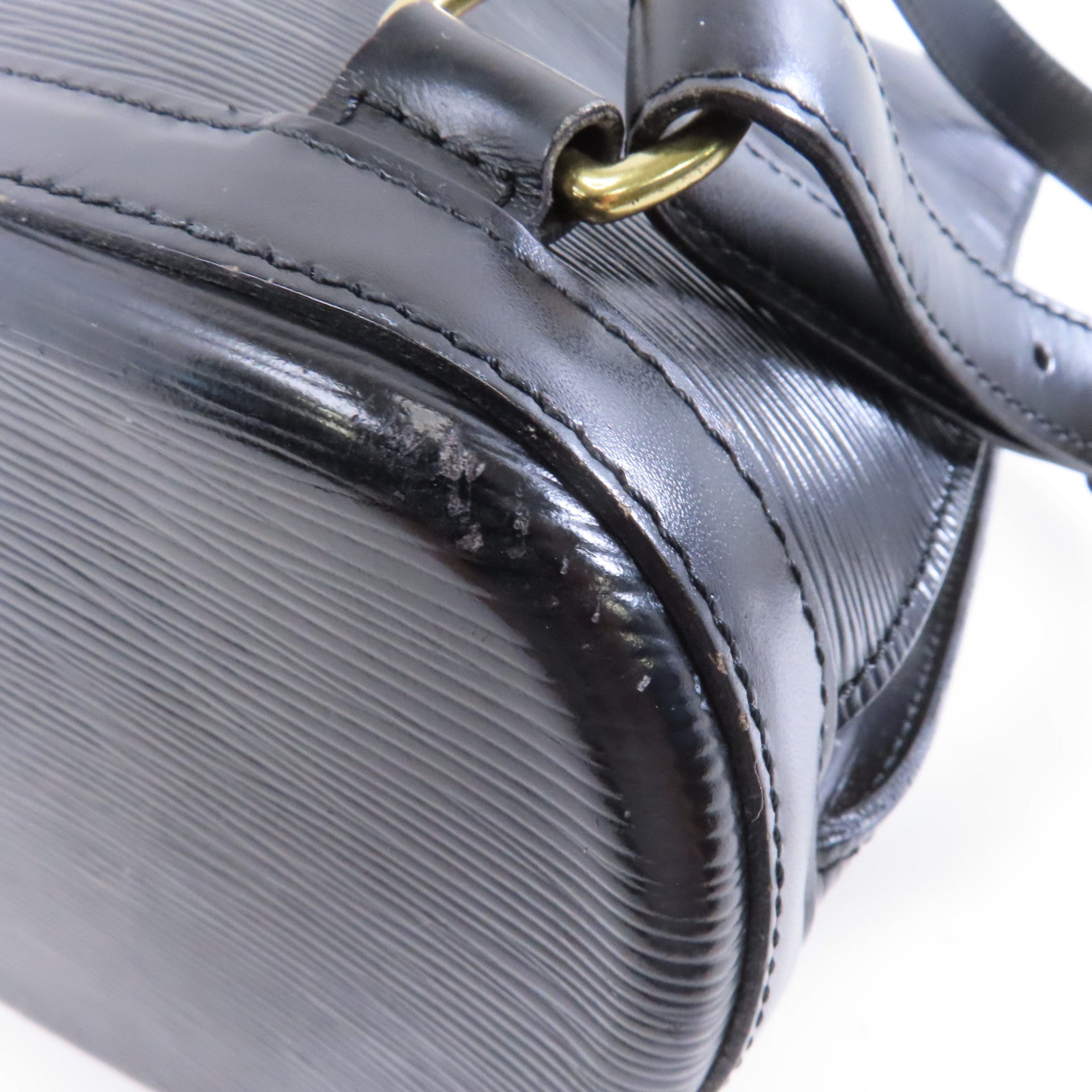 LOUIS VUITTON Epi Cobran Backpack金扣背包黑色