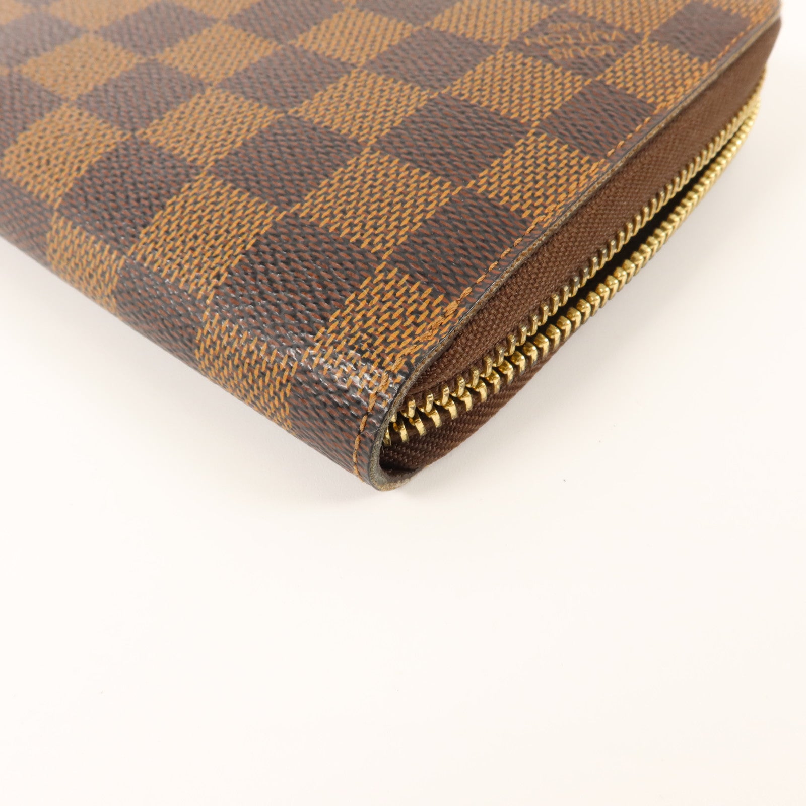 LOUIS VUITTON Damier Zippy Organizer金扣長錢包