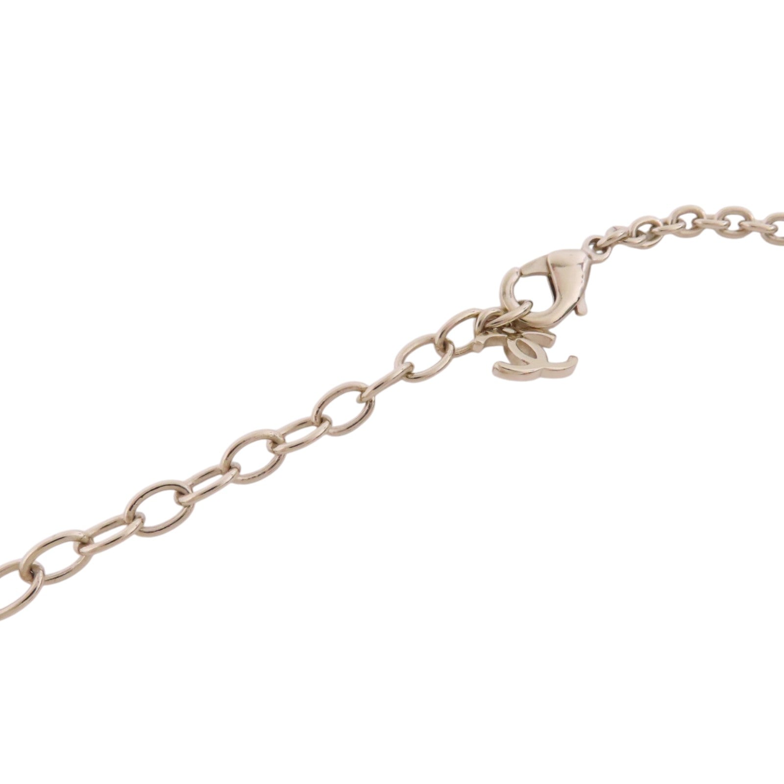 CHANEL CC GHW Necklace B23B Metal Rhinestone
