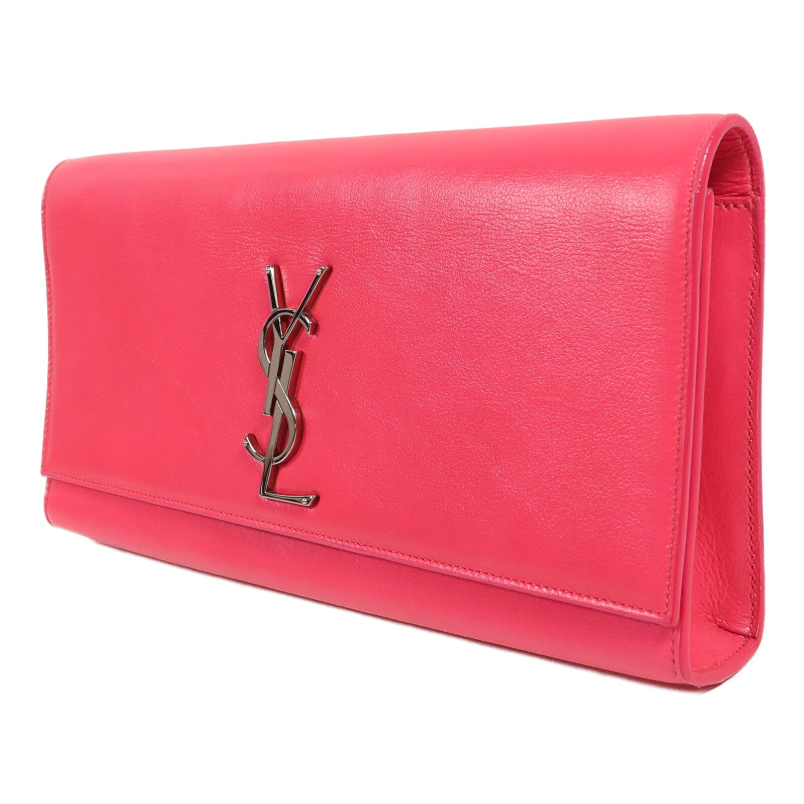 SAINT LAURENT 牛皮皮革Clutch手拿包