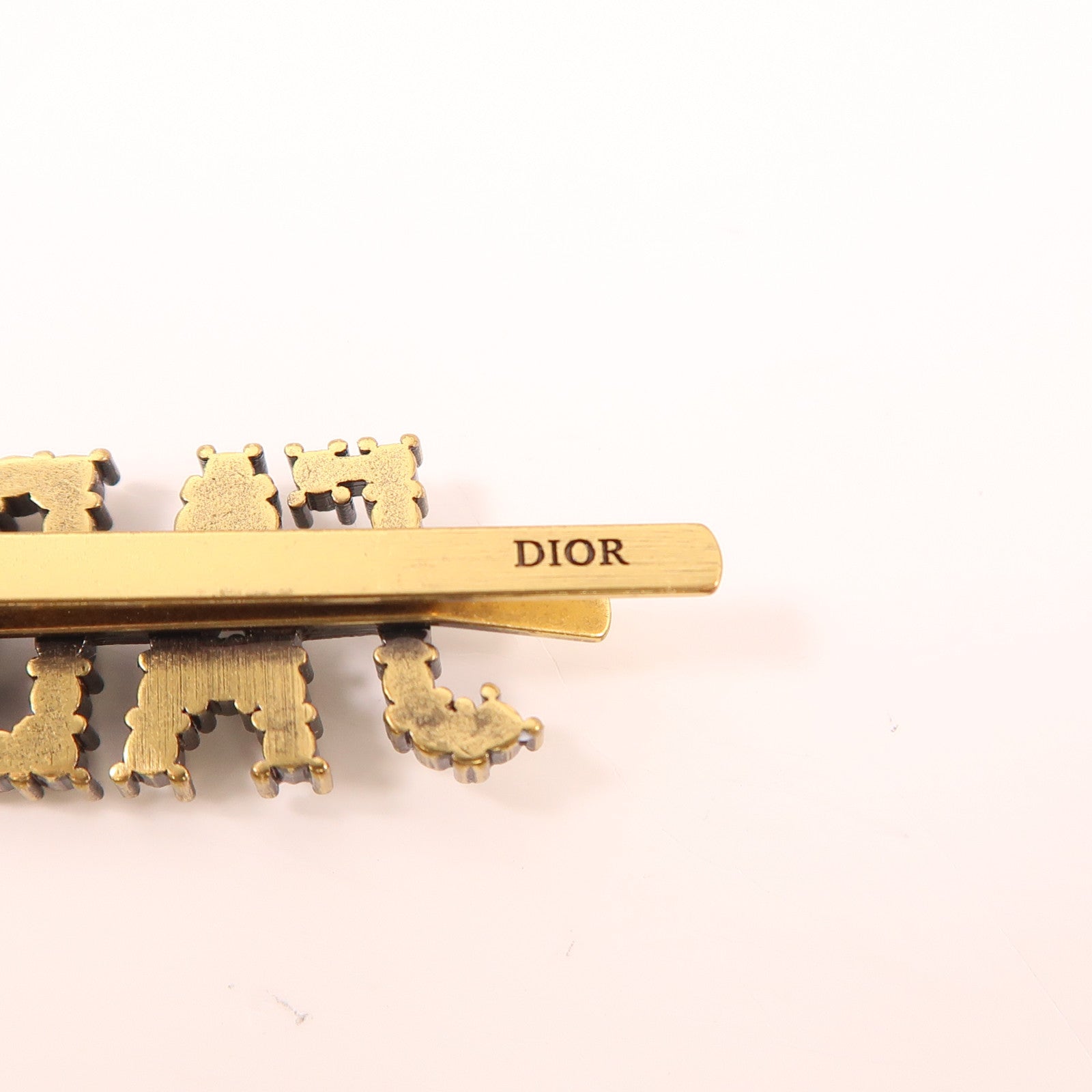 Dior 金屬Hairpin髮夾金色/白色