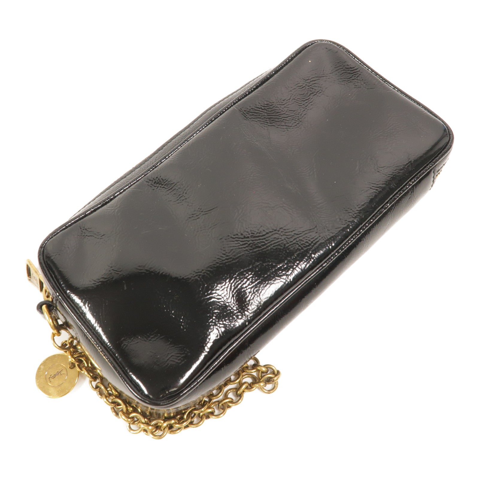 SAINT LAURENT 漆皮皮革Patent Belle De Jour手拿包