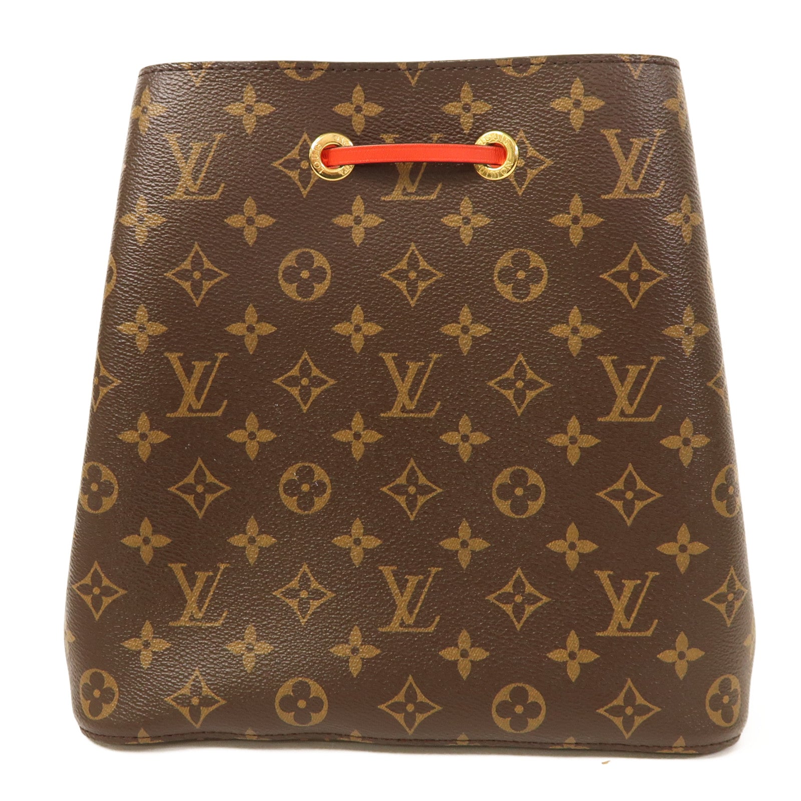 LOUIS VUITTON Monogram Neo Noe Bucket Bag金扣肩背袋Coquelicot/紅色