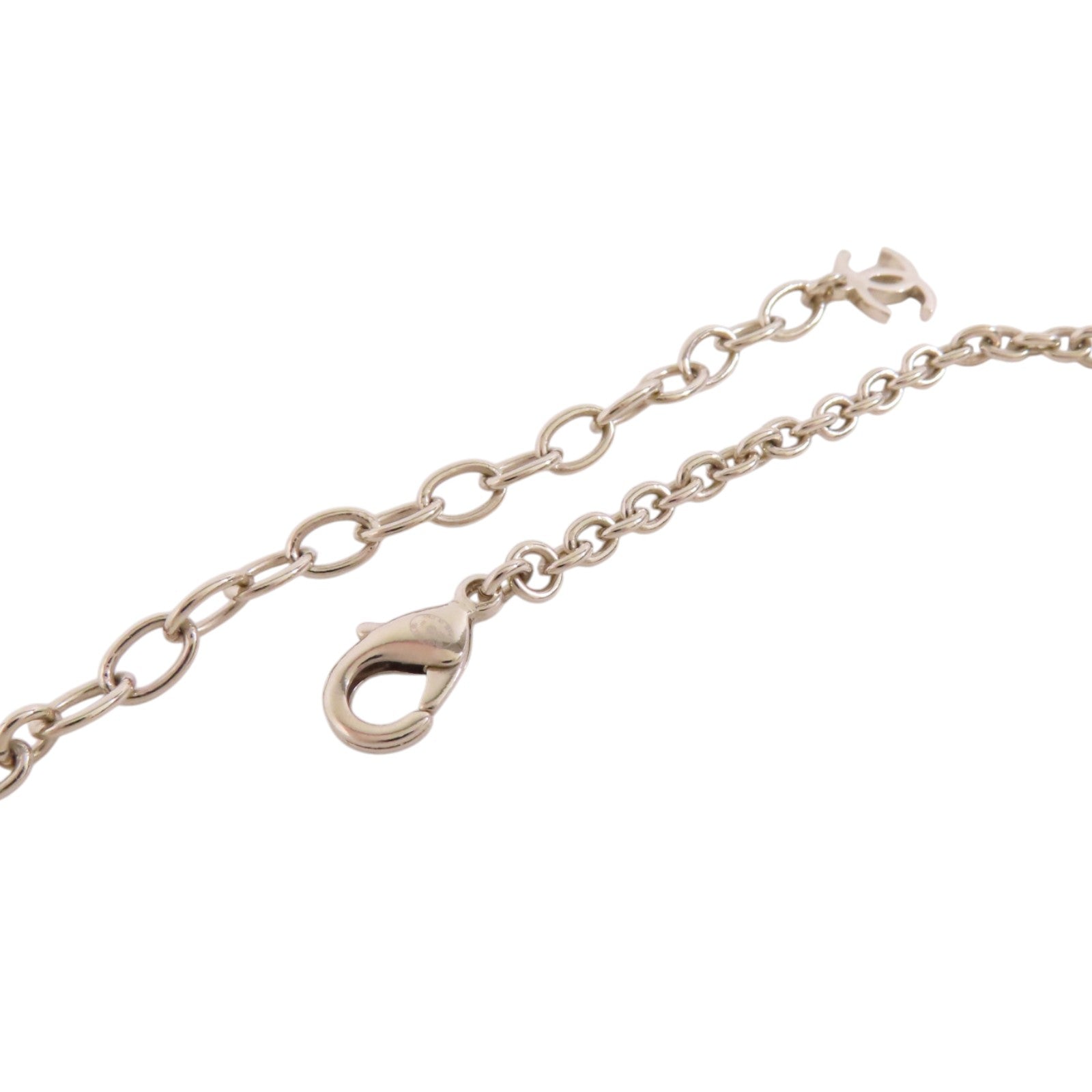 CHANEL CC GHW Necklace B23B Metal Rhinestone