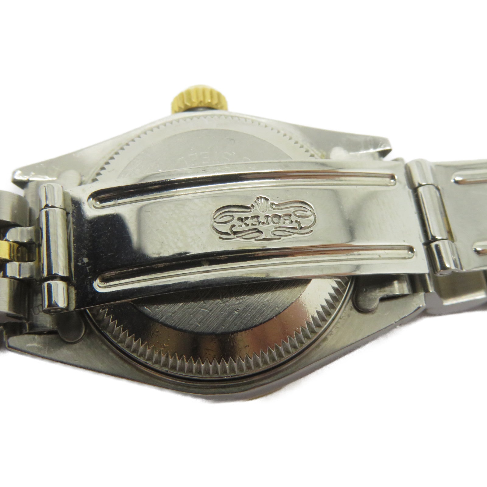 ROLEX Datejust Lady 26 1990不鏽鋼/18K黃金手錶自動機芯米色