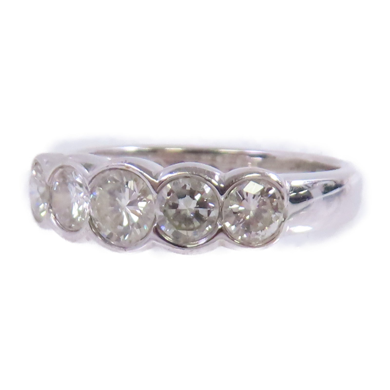 JEWELRY 【激減優惠】18K白金/鑽石Diamond Ring戒指US#4.75