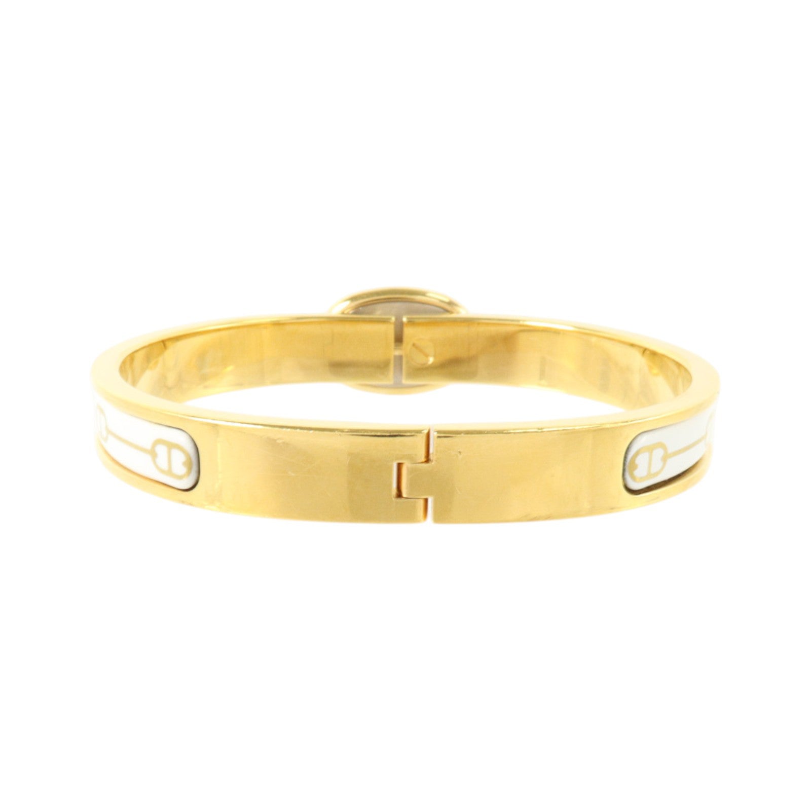 HERMES 金屬/琺瑯Mini Clic Chain D'Ancre金扣手鏈