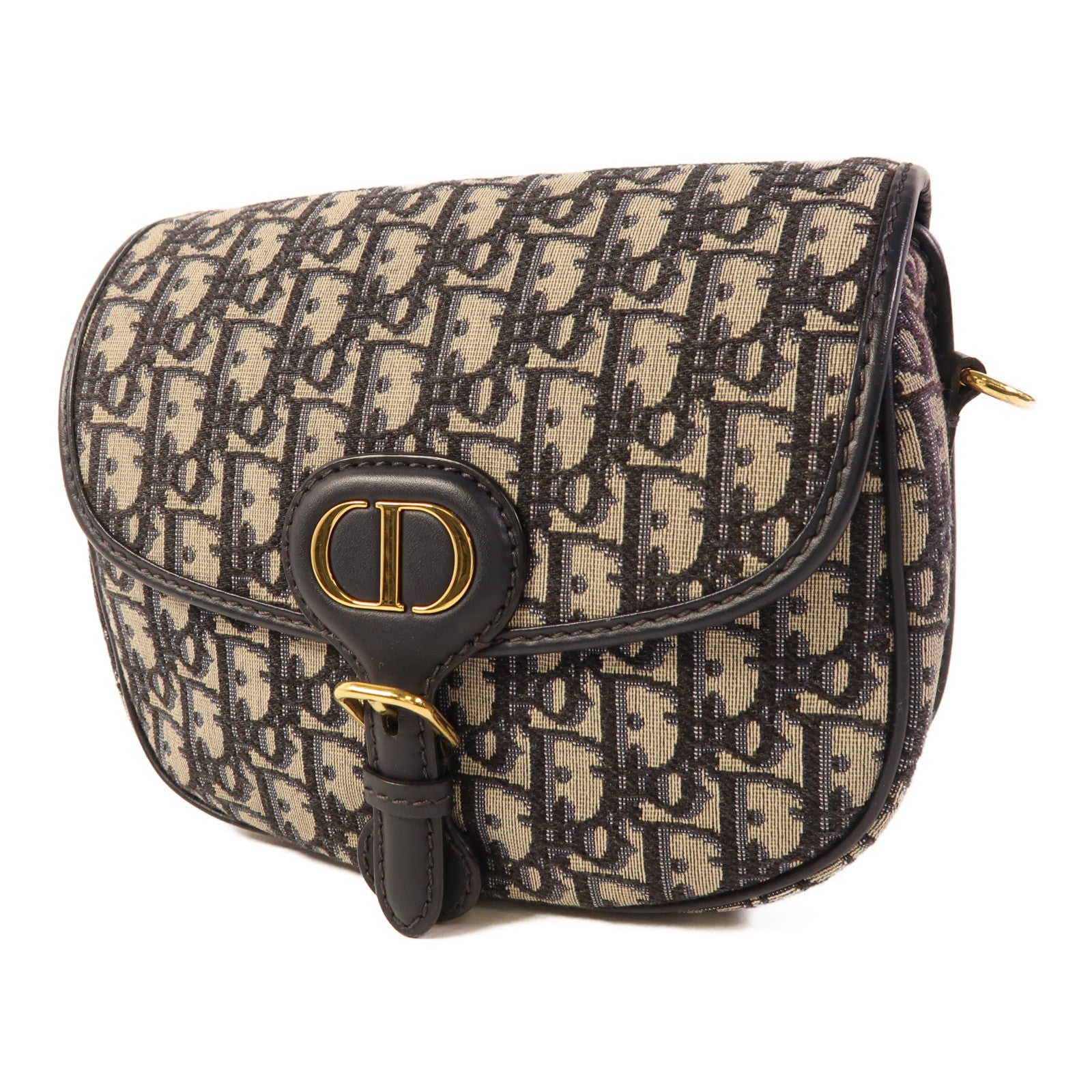 Dior 帆布Bobby金扣肩背袋