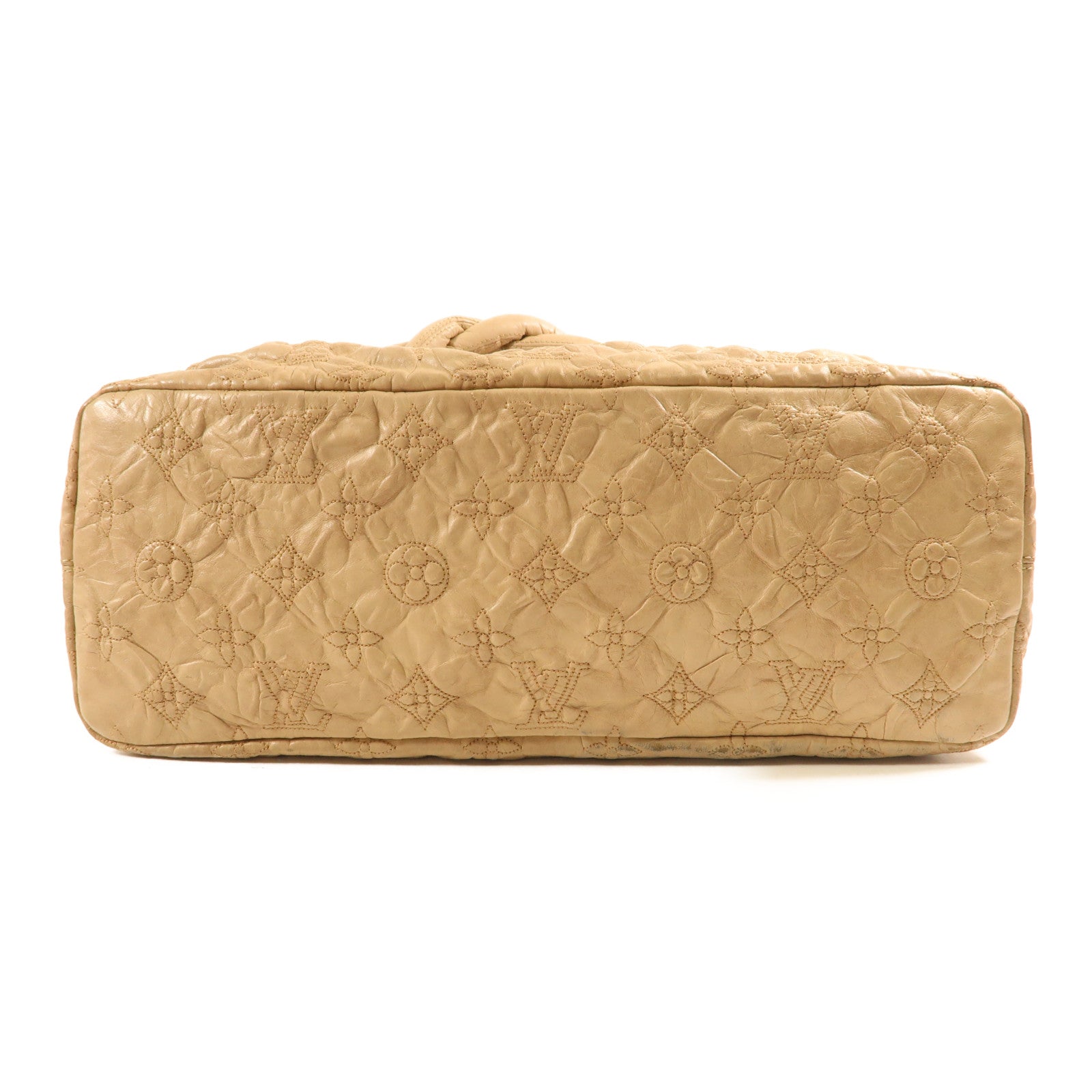 LOUIS VUITTON 【激減優惠】羊皮皮革 Olympe Stratus 金扣肩背袋