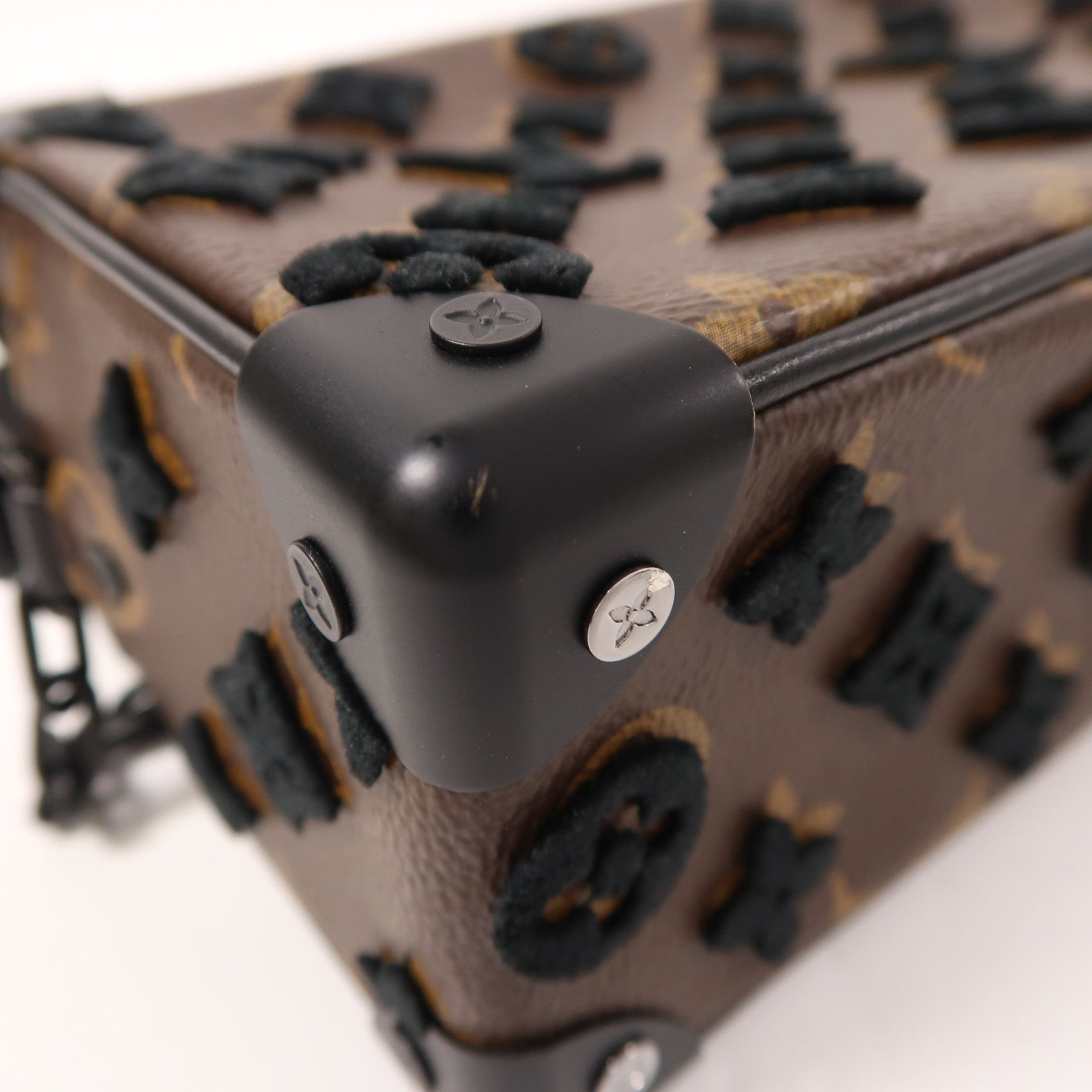 LOUIS VUITTON Monogram/Velvet Soft Trunk肩背袋