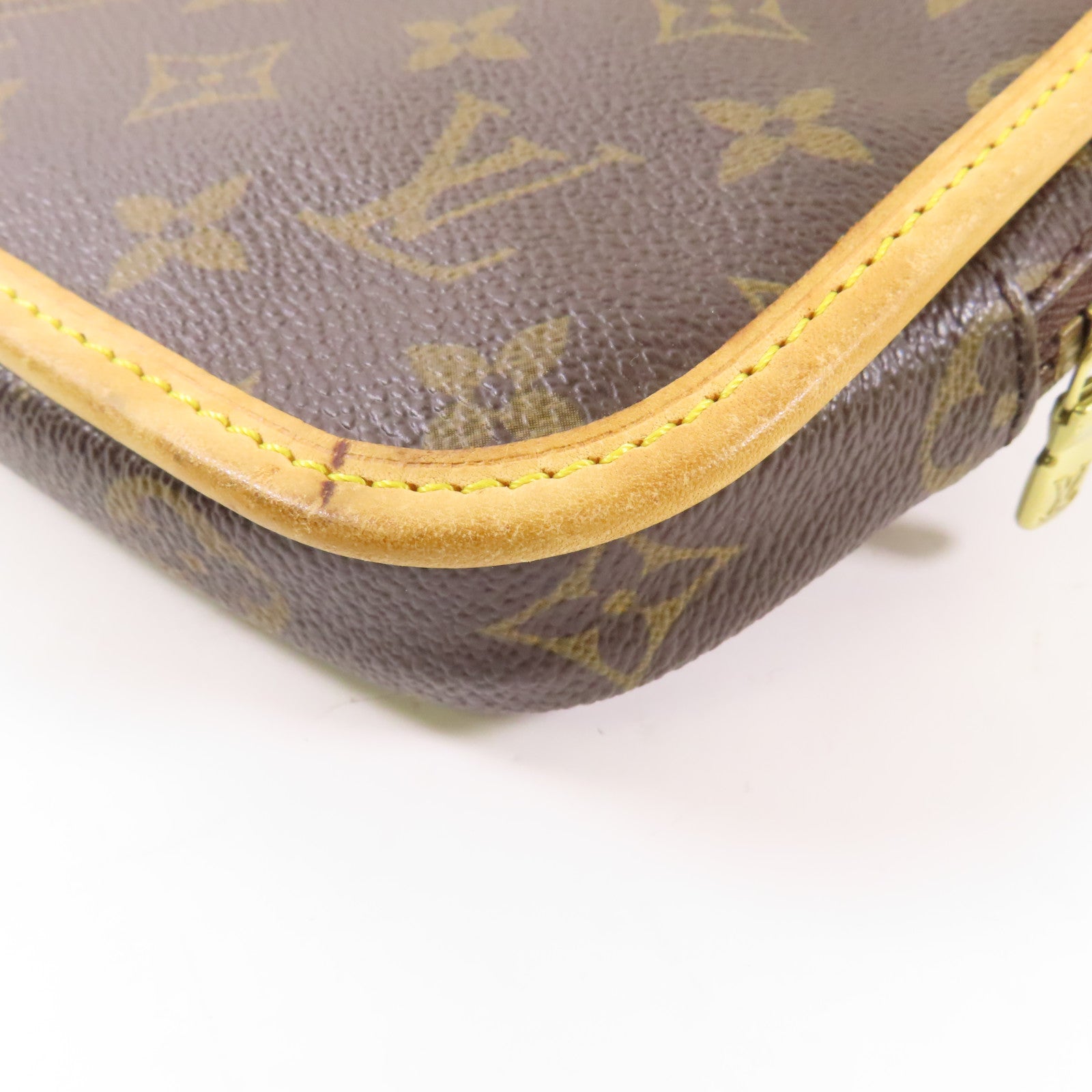 LOUIS VUITTON LV GHW Bosphore Waist Bag M40108 Monogram Brown