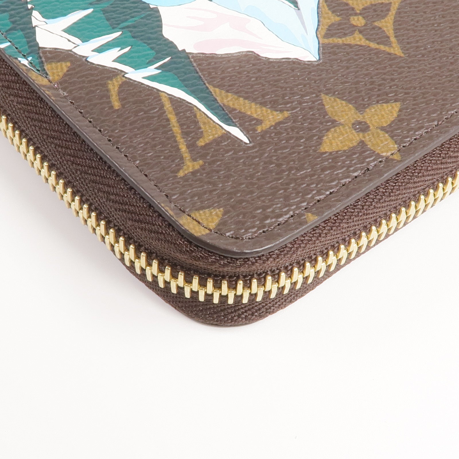 LOUIS VUITTON Monogram Animation Alpine Zippy Wallett金扣長錢包