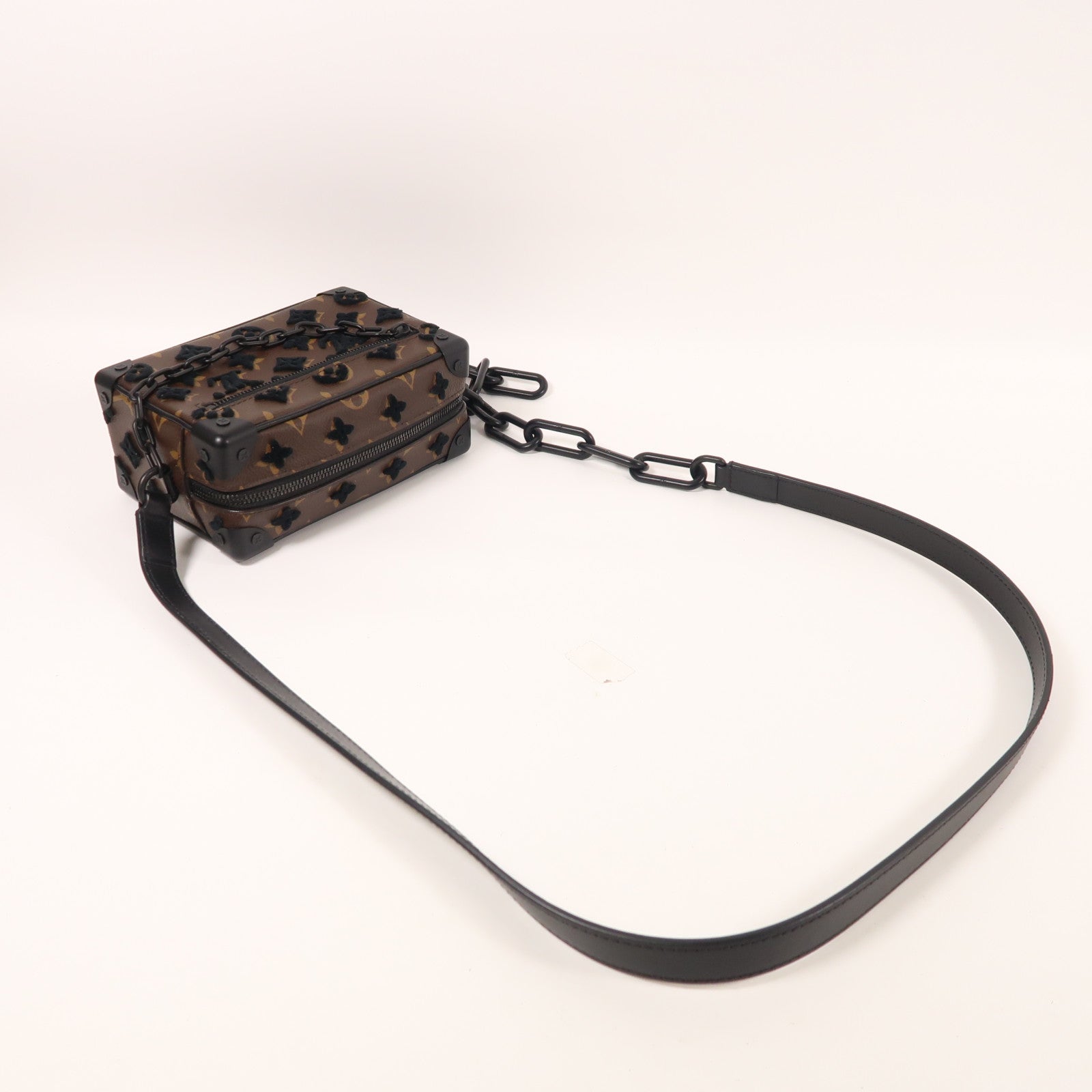 LOUIS VUITTON Monogram/Velvet Soft Trunk肩背袋