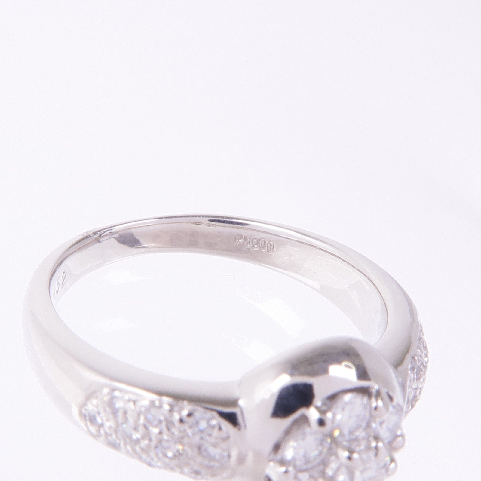 JEWELRY PT900鉑金Diamond Ring鑽石戒指US#6.5