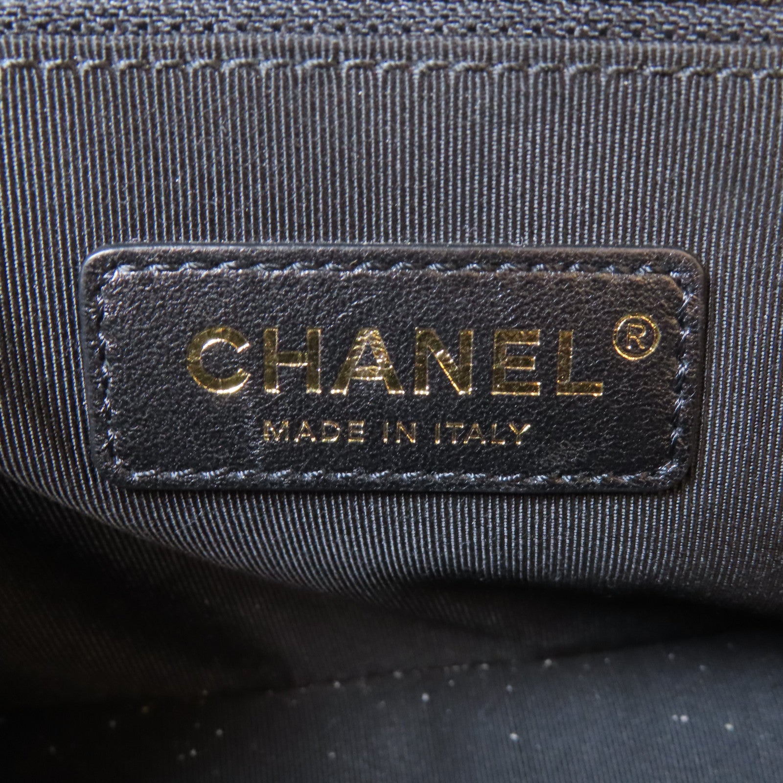 CHANEL 菱格牛皮皮革2way Shoulder Bag金扣鏈帶手挽肩背兩用袋黑色