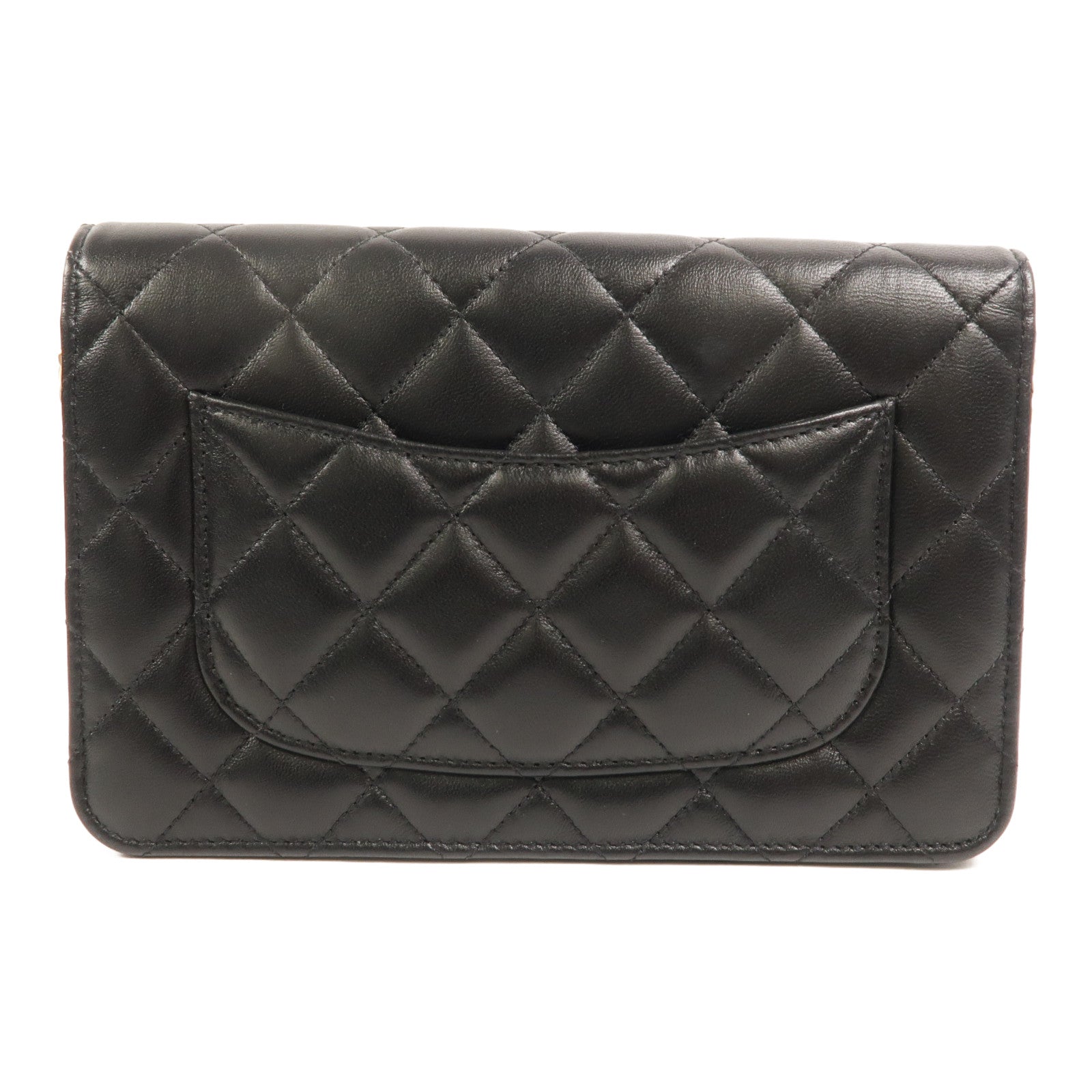CHANEL 羊皮皮革WOC Wallet On Chain鏈帶肩背袋