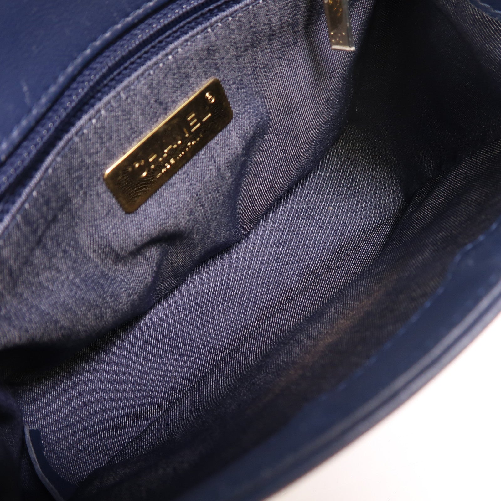 CHANEL 羊皮皮革CC Mania Flap Bag金扣鏈帶肩背袋