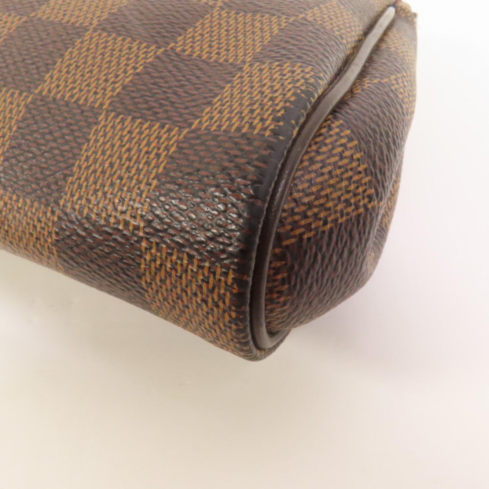 LOUIS VUITTON Damier Eva金扣手挽肩背兩用袋棕色