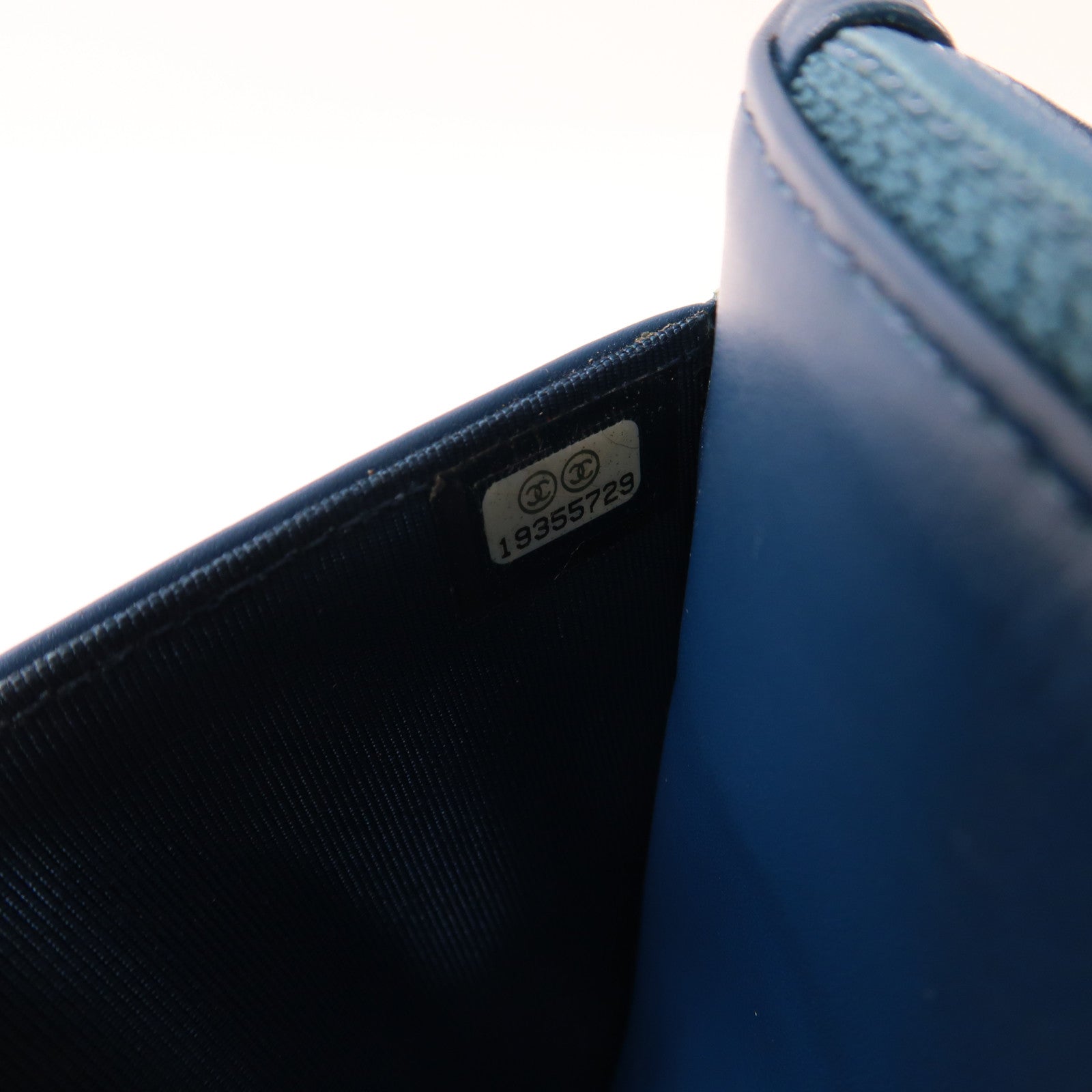 CHANEL 牛皮皮革WOC Wallet On Chain銀扣鏈帶肩背袋