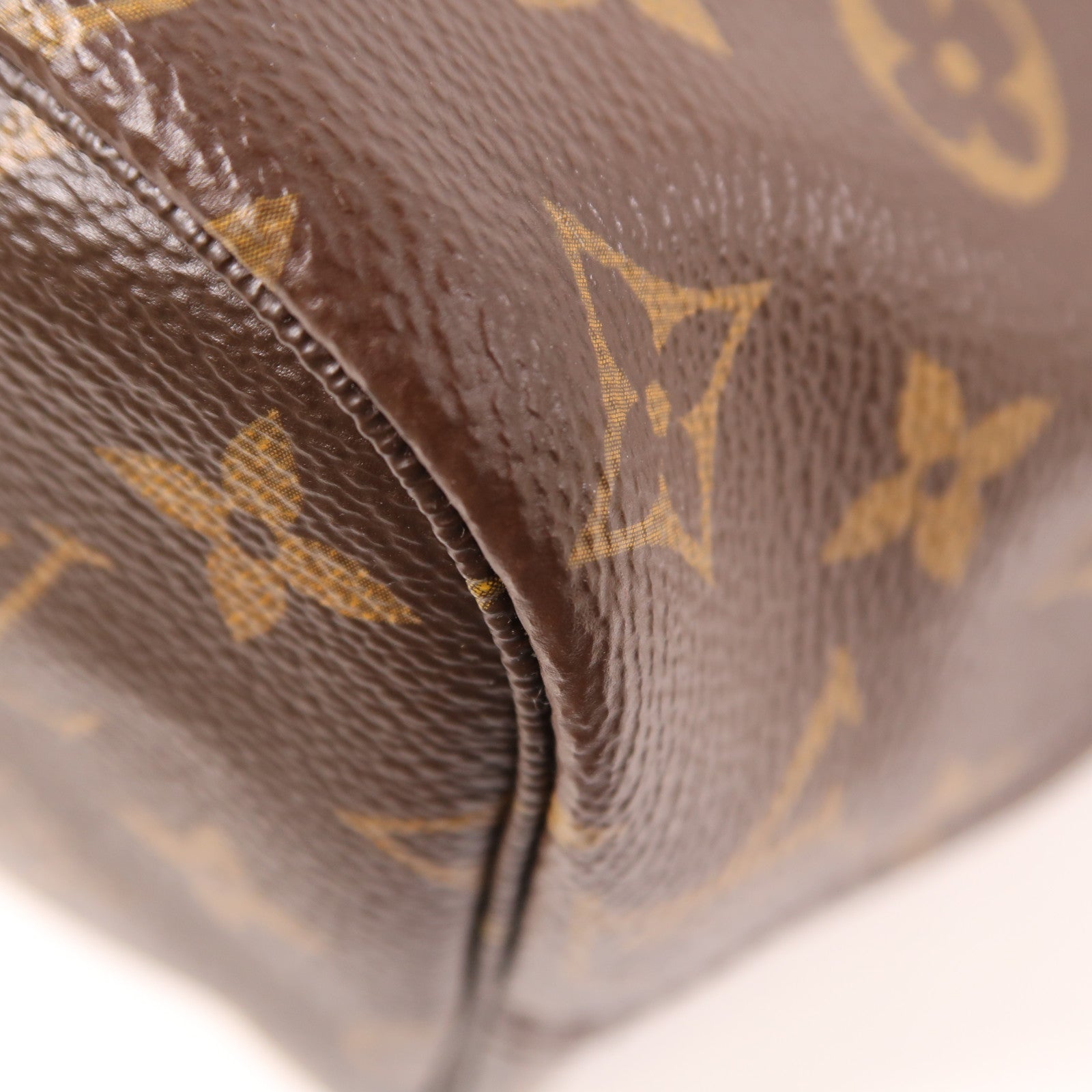 LOUIS VUITTON Monogram Macassar World Tour Neverfull MM金扣手挽袋