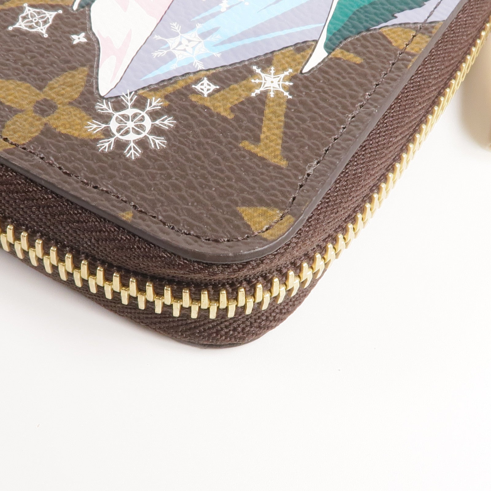 LOUIS VUITTON Monogram Animation Alpine Zippy Wallett金扣長錢包