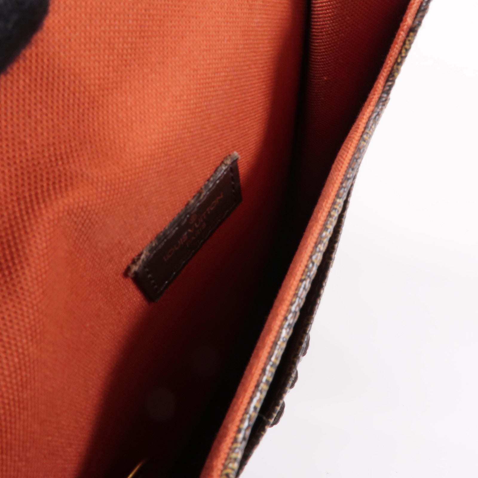 LOUIS VUITTON Damier Portobello金扣肩背袋棕色