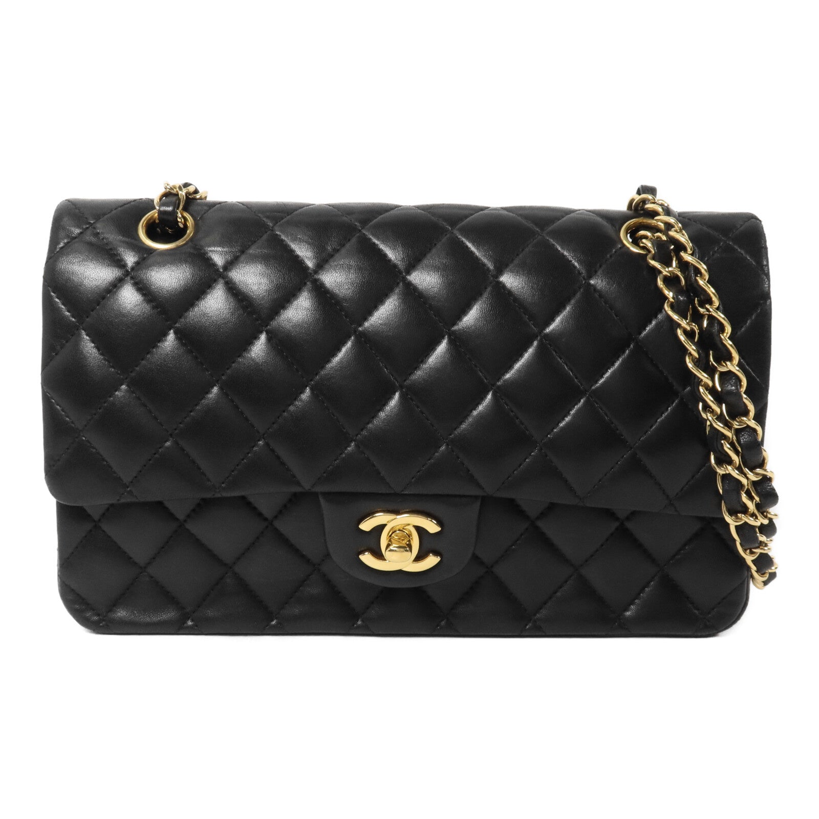 CHANEL 羊皮皮革Classic 25鏈帶肩背袋