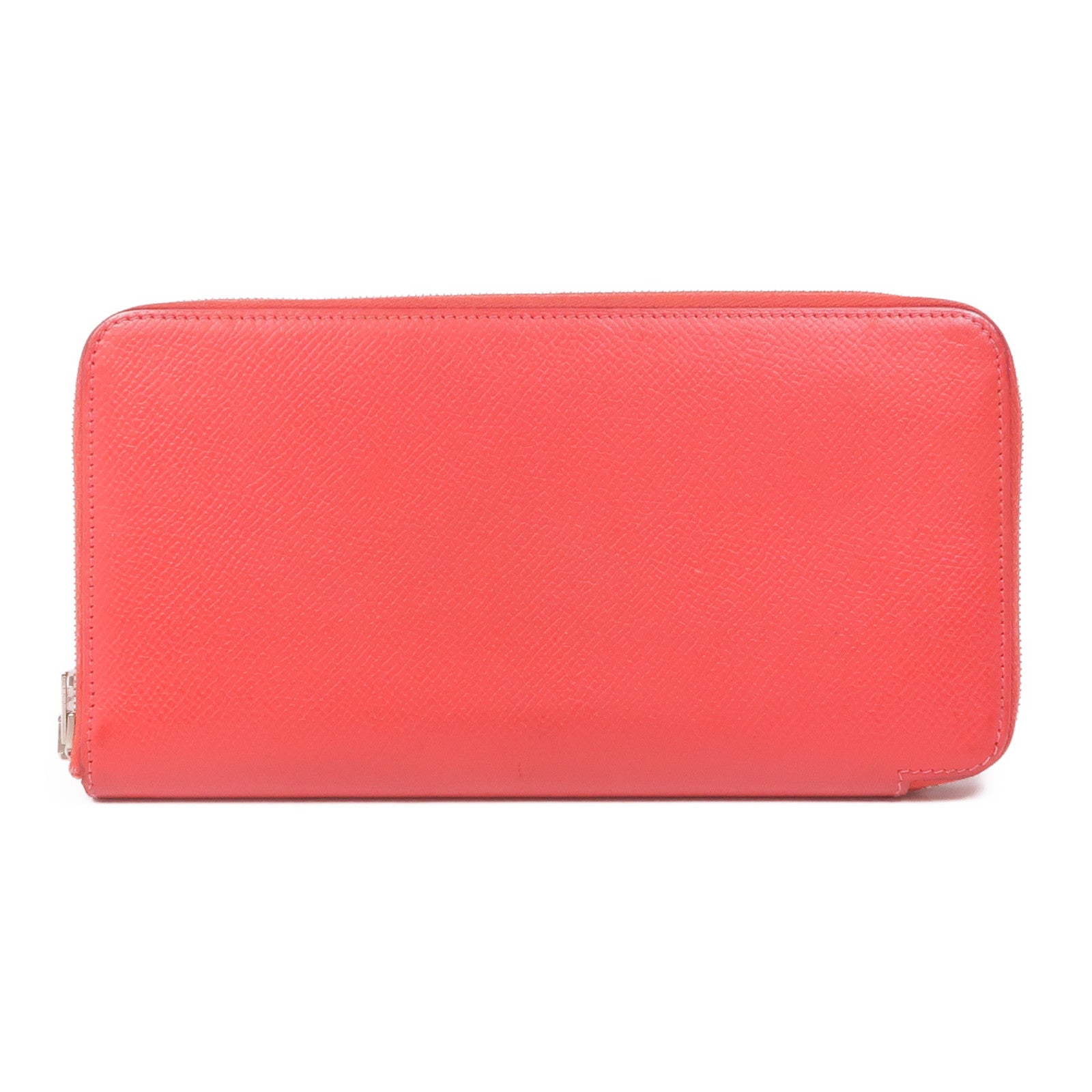 HERMES Epsom皮革Silk'In Long Wallet銀扣長錢包