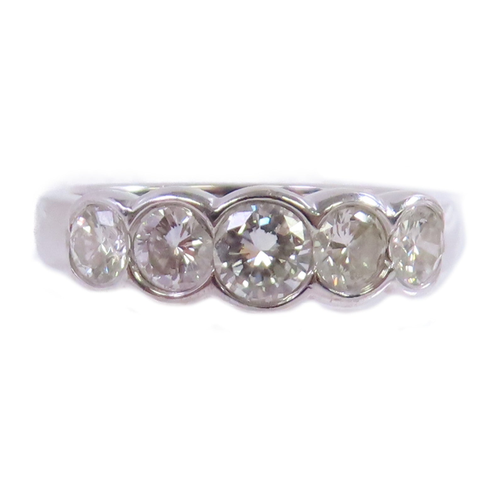 JEWELRY 【激減優惠】18K白金/鑽石Diamond Ring戒指US#4.75